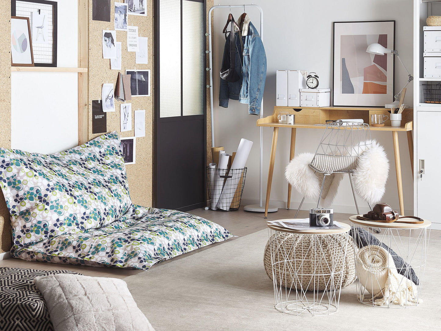 Sitzsack 300 L FUZZY 140 cm 180 cm Bunt