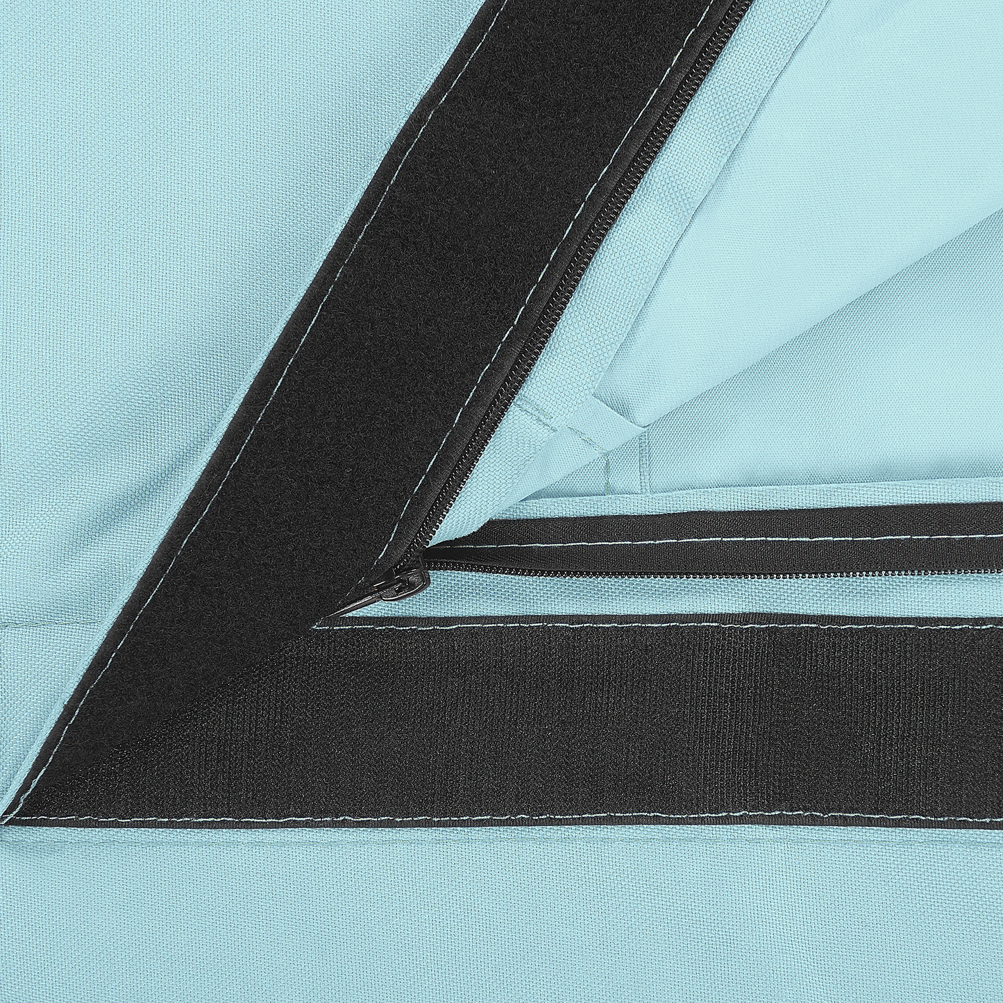 Sitzsack 600 L FUZZY 180 cm 230 cm Hellblau