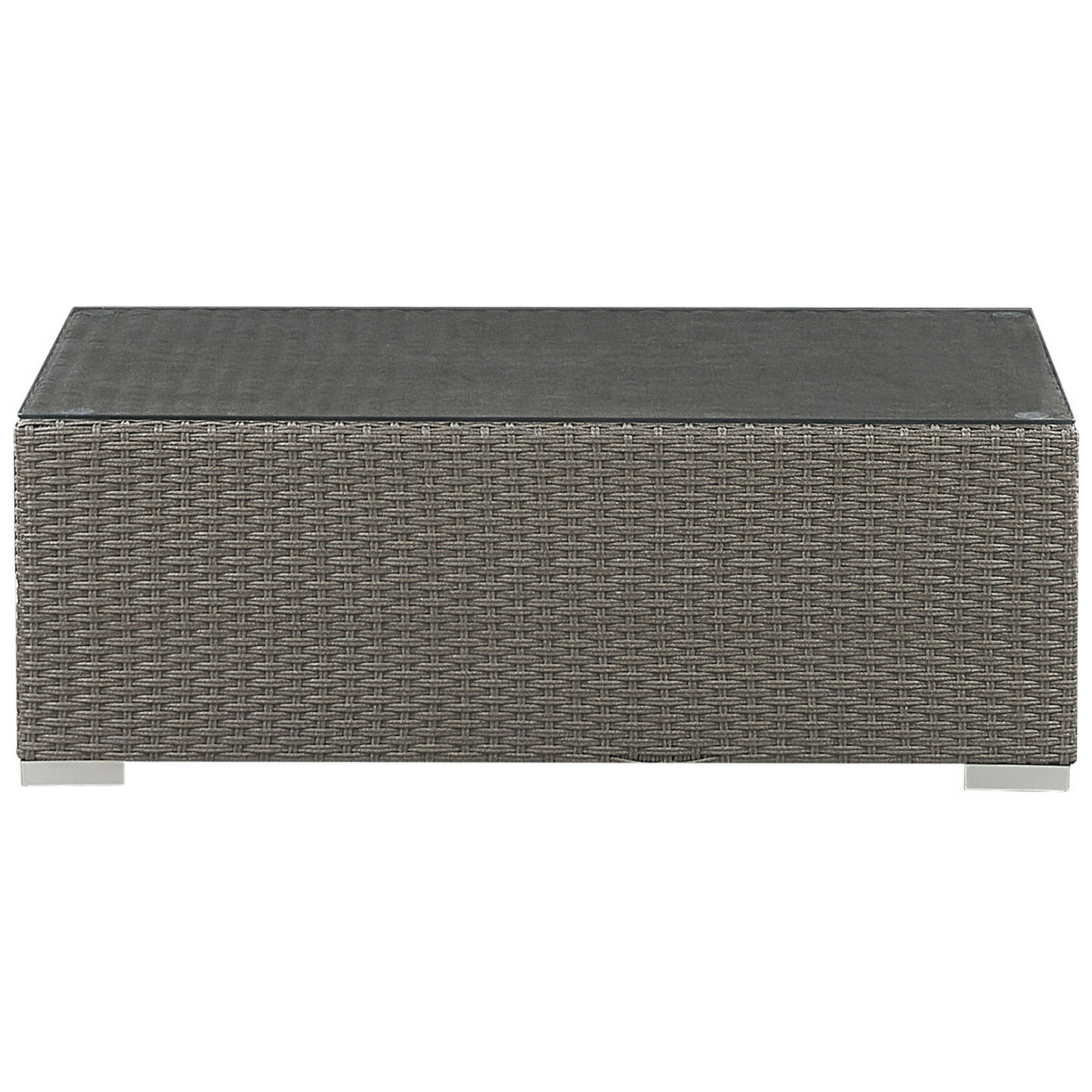 Lounge Set mit Tisch 8-Sitzer MAESTRO modular Polyrattan Taupe