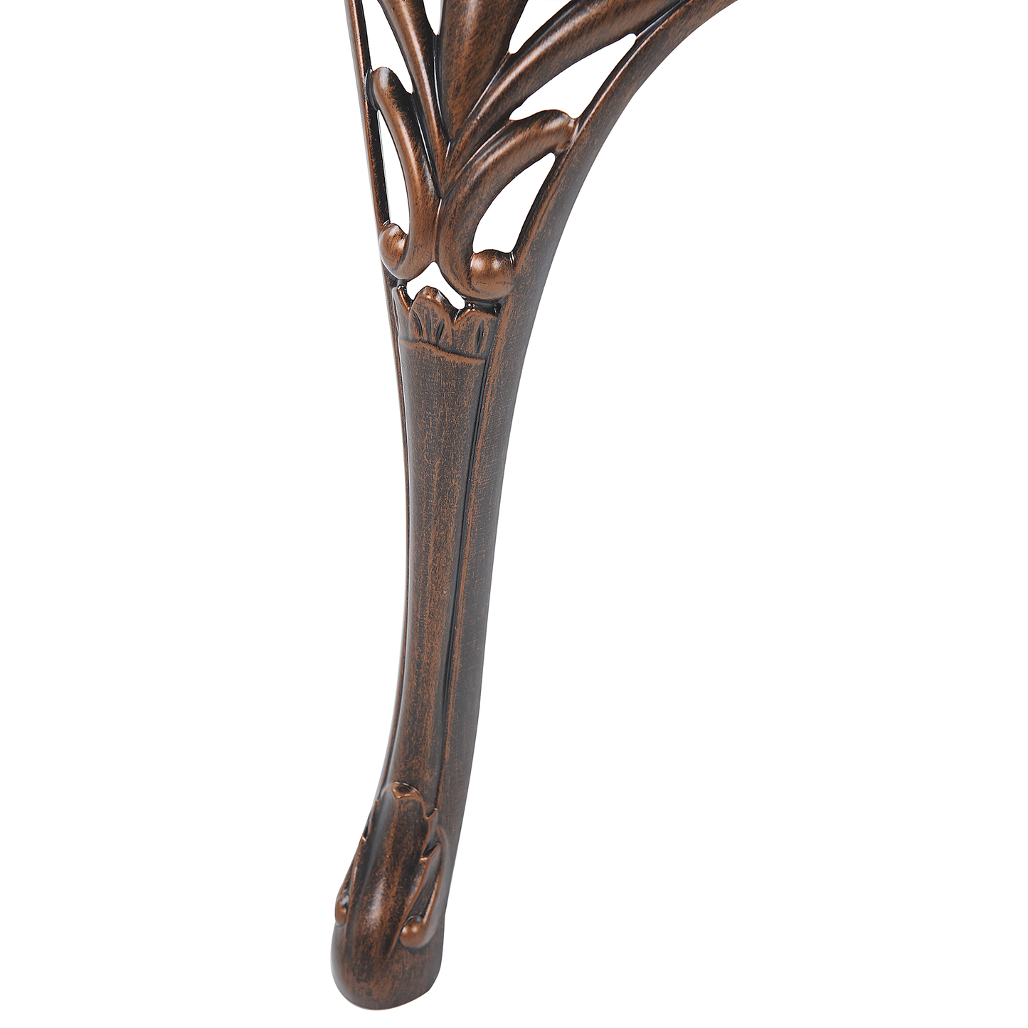 Set mit 2 Stühlen und Sitzkissen LIZZANO Metall Dunkelbraun