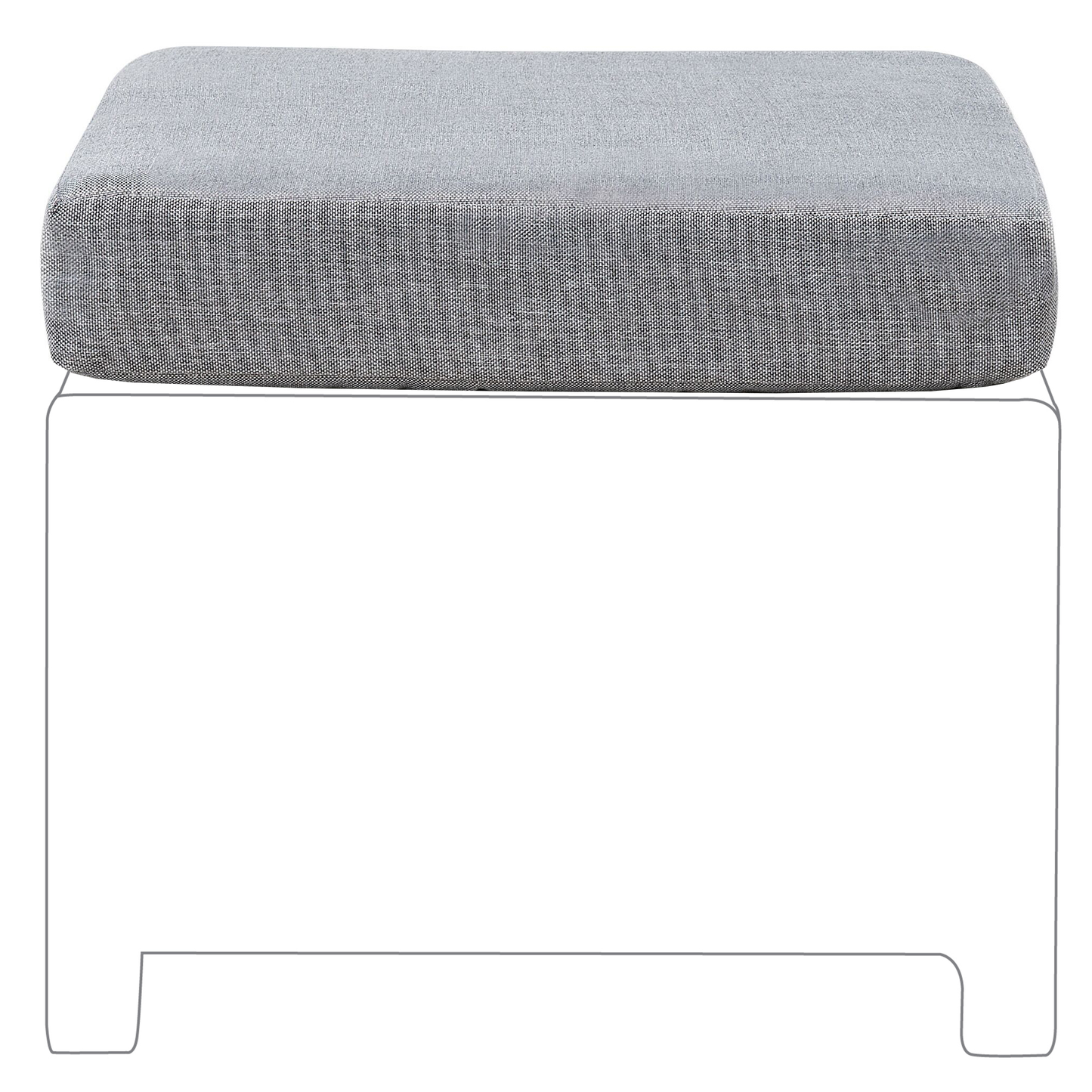Outdoor Kissenbezug Set MILANO Grau