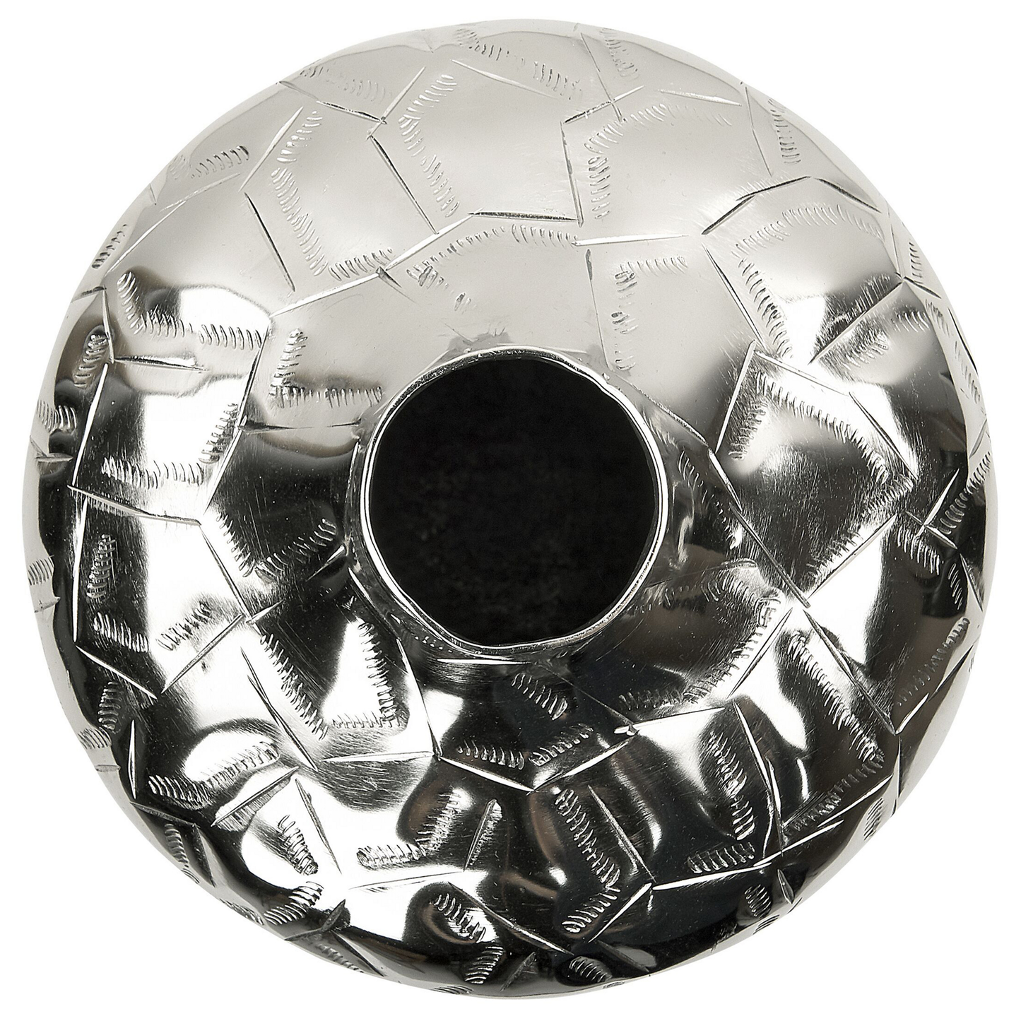 Blumenvase INSHAS Metall 39 cm Silber