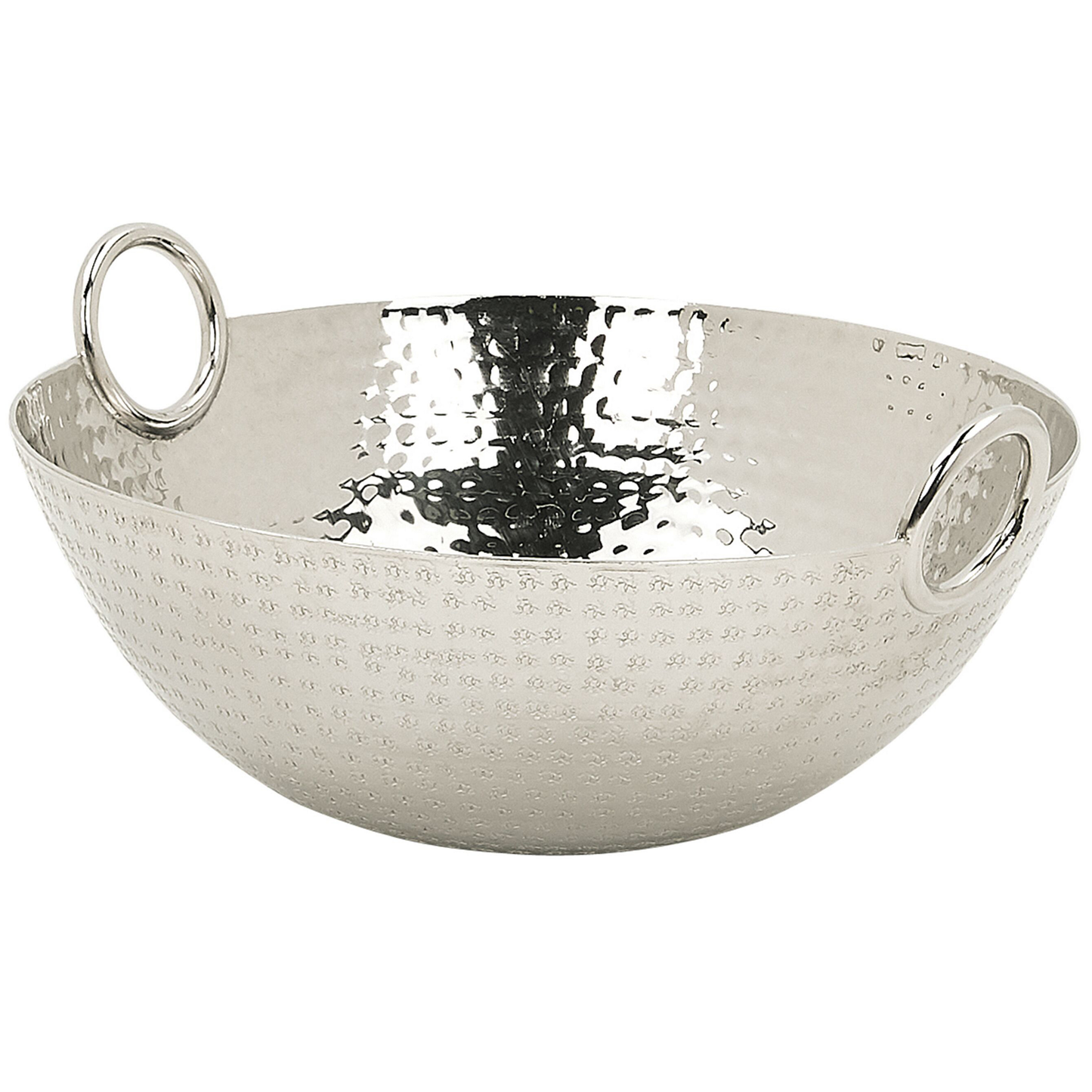 Dekoschüssel Aluminium silber ⌀ 35 cm SHIBAH