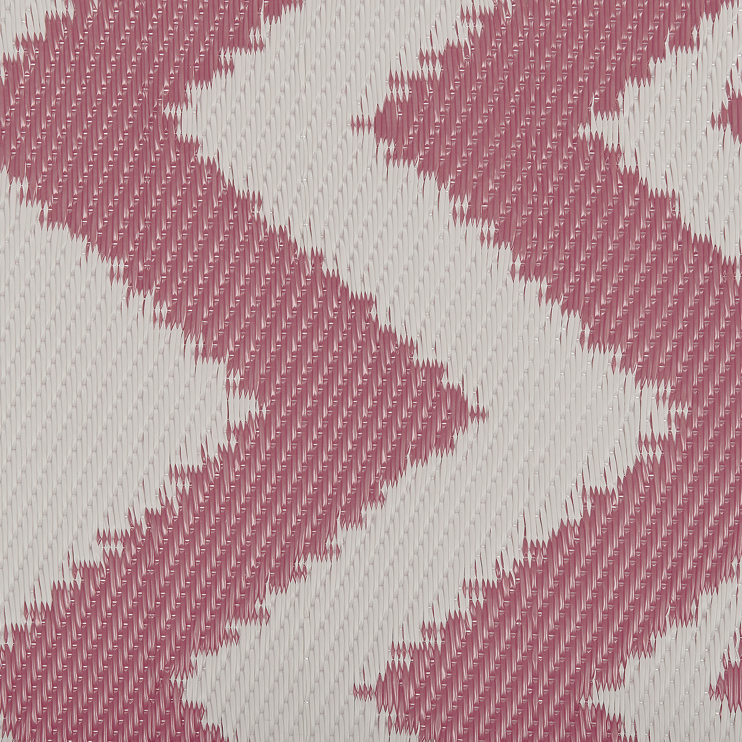 Outdoor Teppich rosa 180 x 270 cm ZickZack-Muster Kurzflor DEWAS