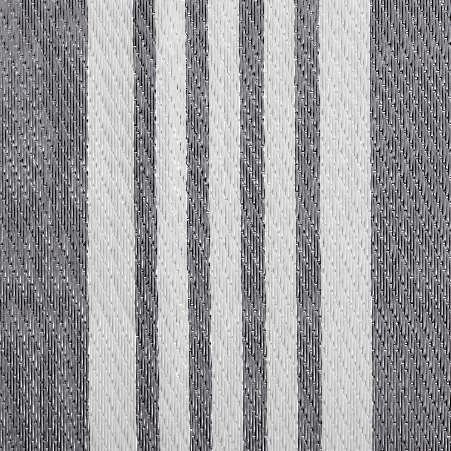 Outdoor Teppich grau 120 x 180 cm Streifenmuster DELHI