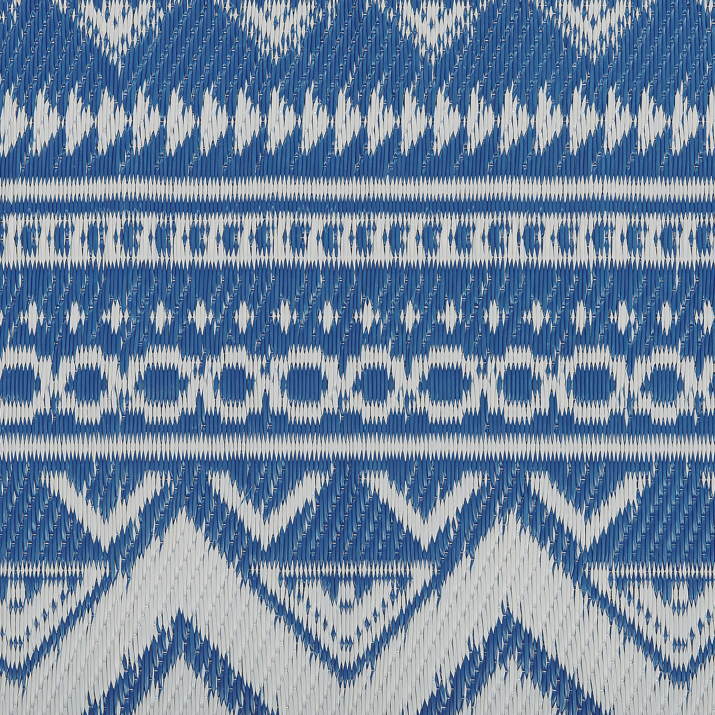 Outdoor Teppich blau 120 x 180 cm geometrisches Muster NAGPUR