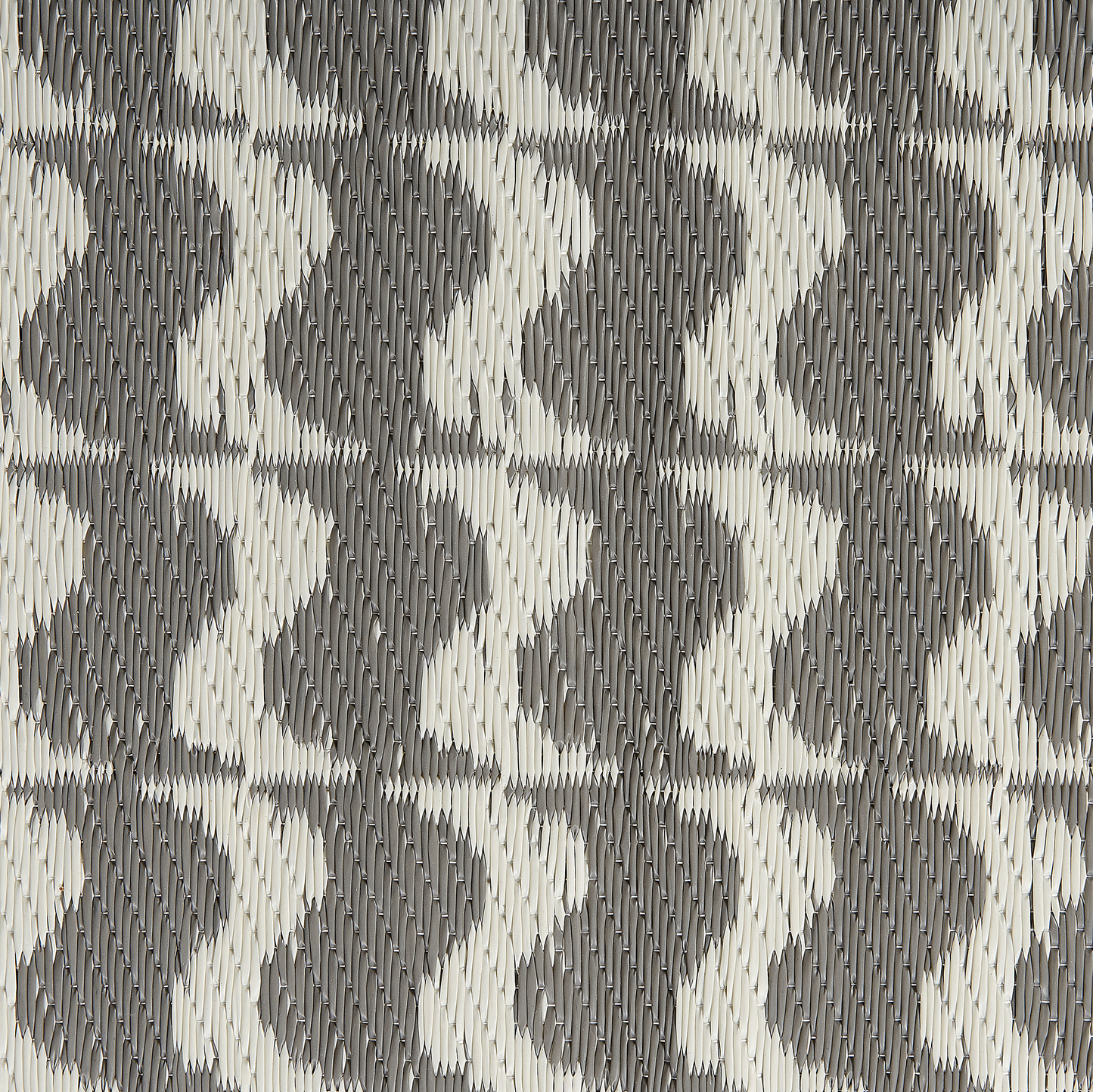 Outdoor Teppich grau 120 x 180 cm geometrisches Muster TUMKUR