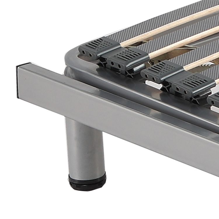 Lattenrost manuell verstellbar 2er Set COMFORT 180 x 200 cm Silber