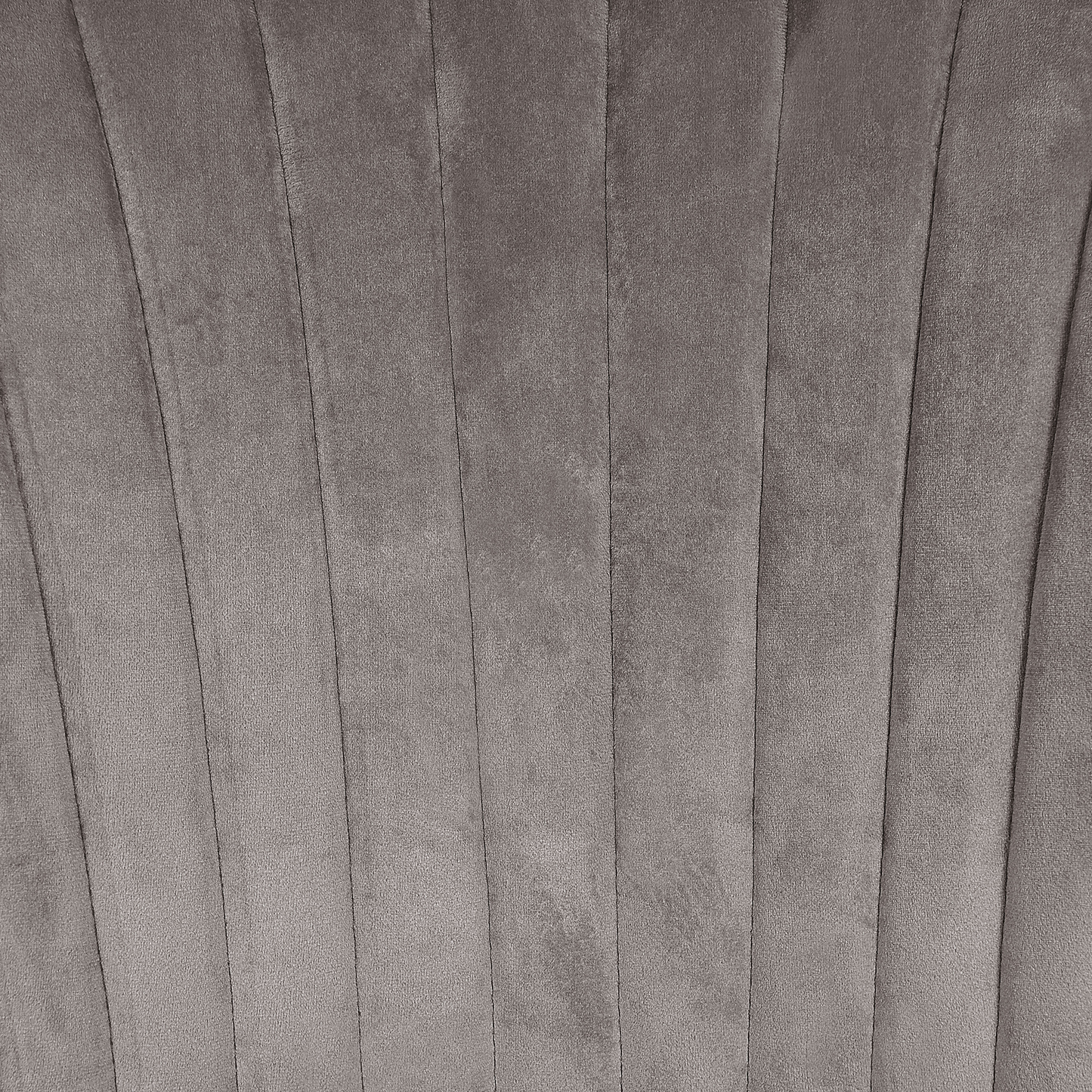 Esszimmerstuhl 2er Set AUGUSTA Samtstoff Grau