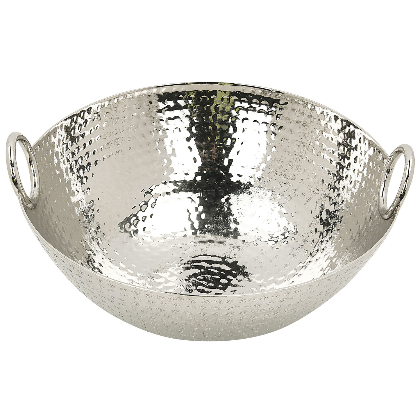 Dekoschüssel Aluminium silber ⌀ 35 cm SHIBAH