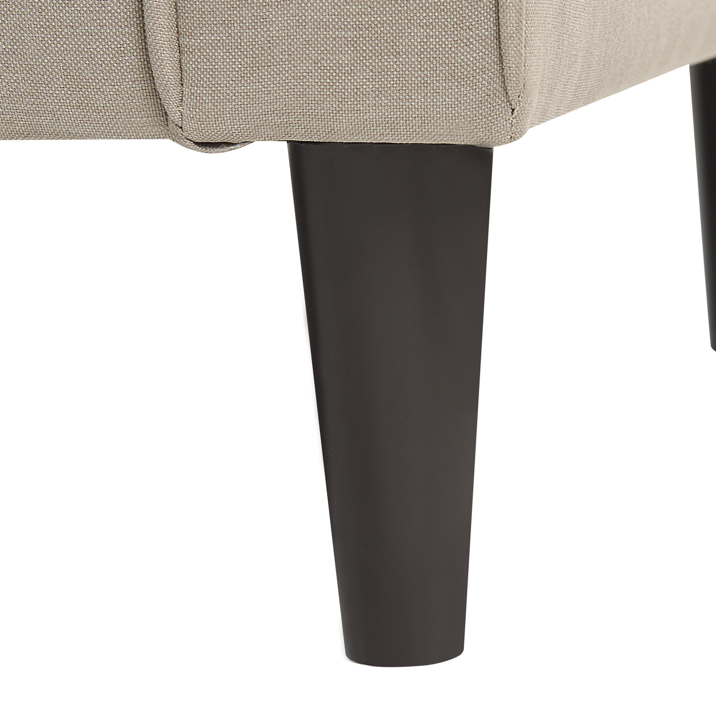 3-Sitzer Sofa beige mit Ottomane AVESTA