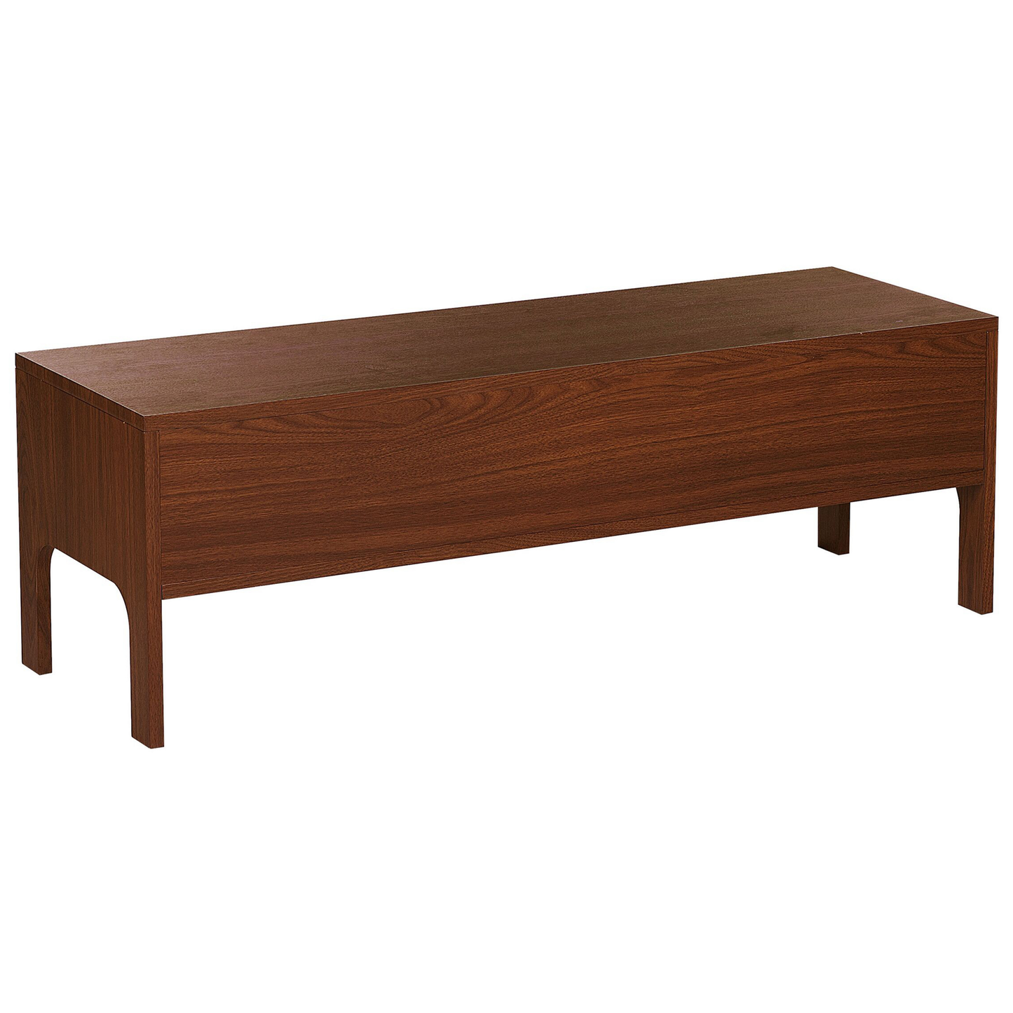 TV-Möbel dunkler Holzfarbton mit Schubalde 120 x 40 x 41 cm CLINTON