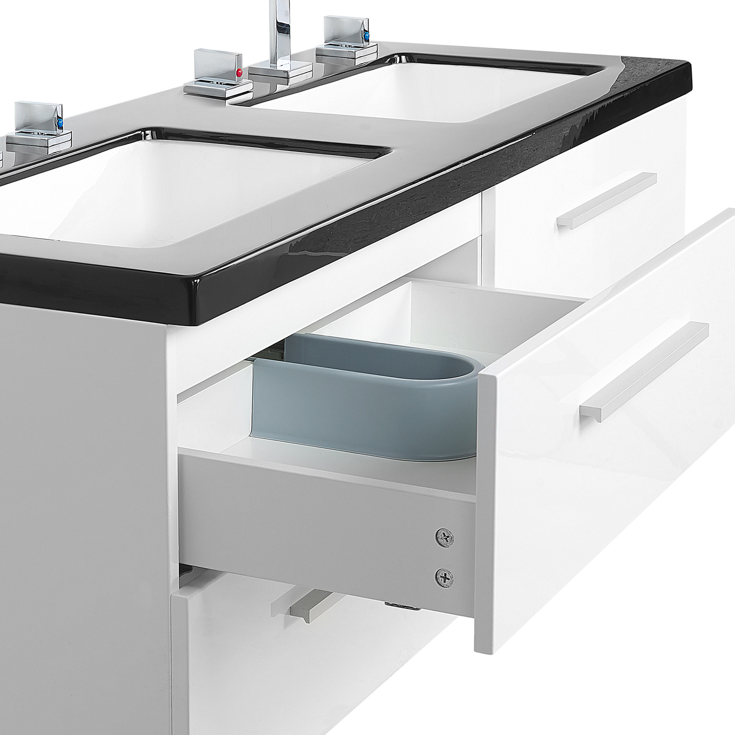 Badmöbel Set weiss MALAGA