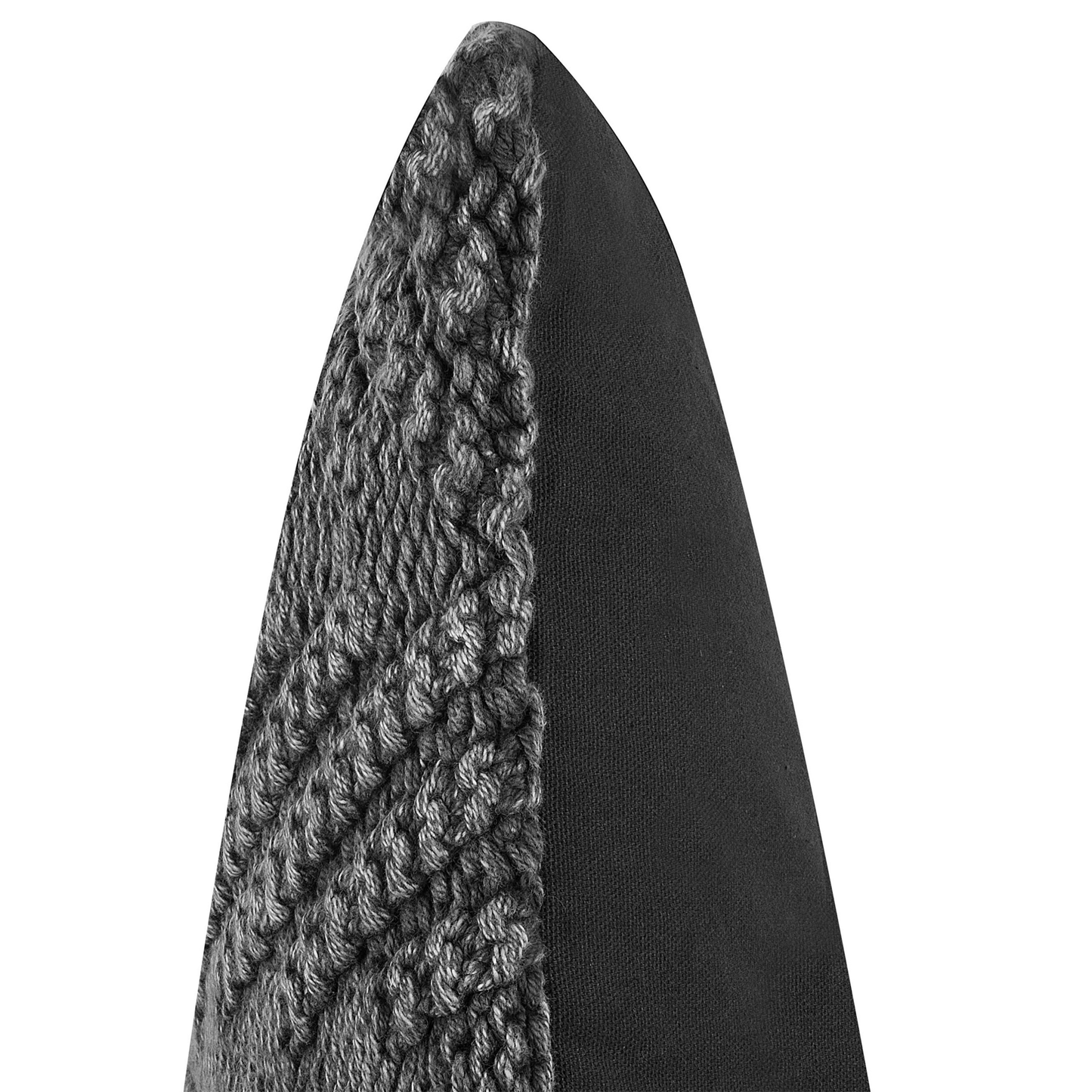 Dekokissen 2er Set KONNI Baumwolle 45 x 45 cm Grau ZickZack-Muster