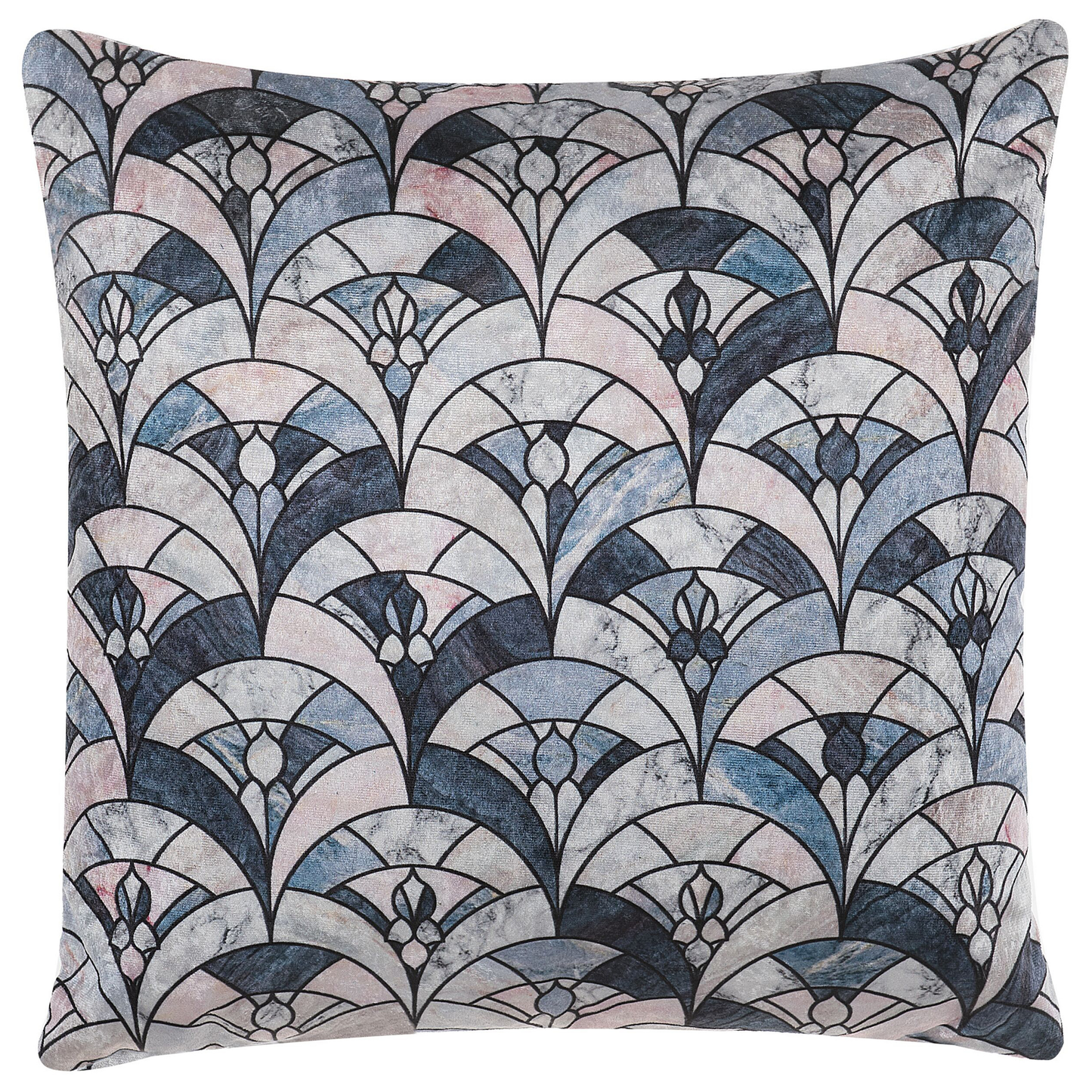 Dekokissen 2er Set KOODAL 45 x 45 cm Bunt Geometrisches Muster