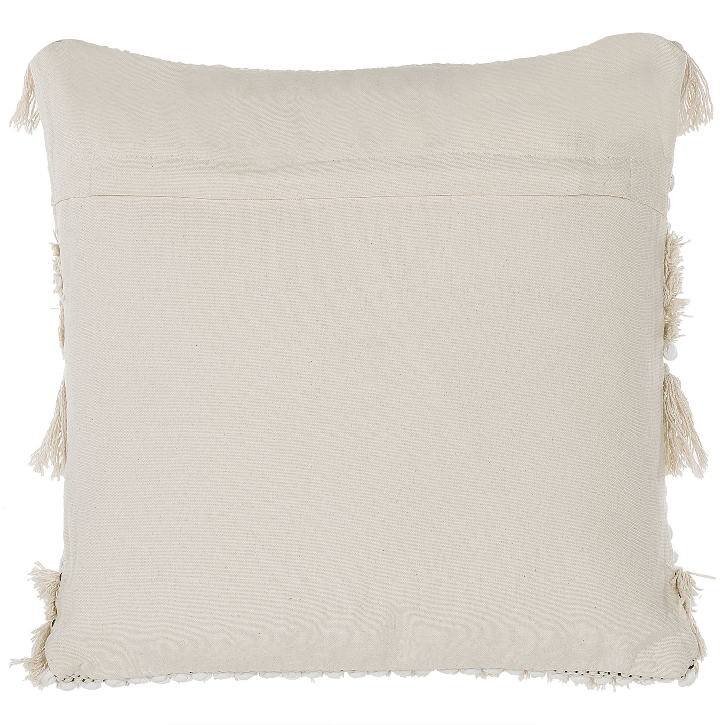 Dekokissen 2er Set VILLUR Baumwolle 45 x 45 cm Beige Streifenmuster