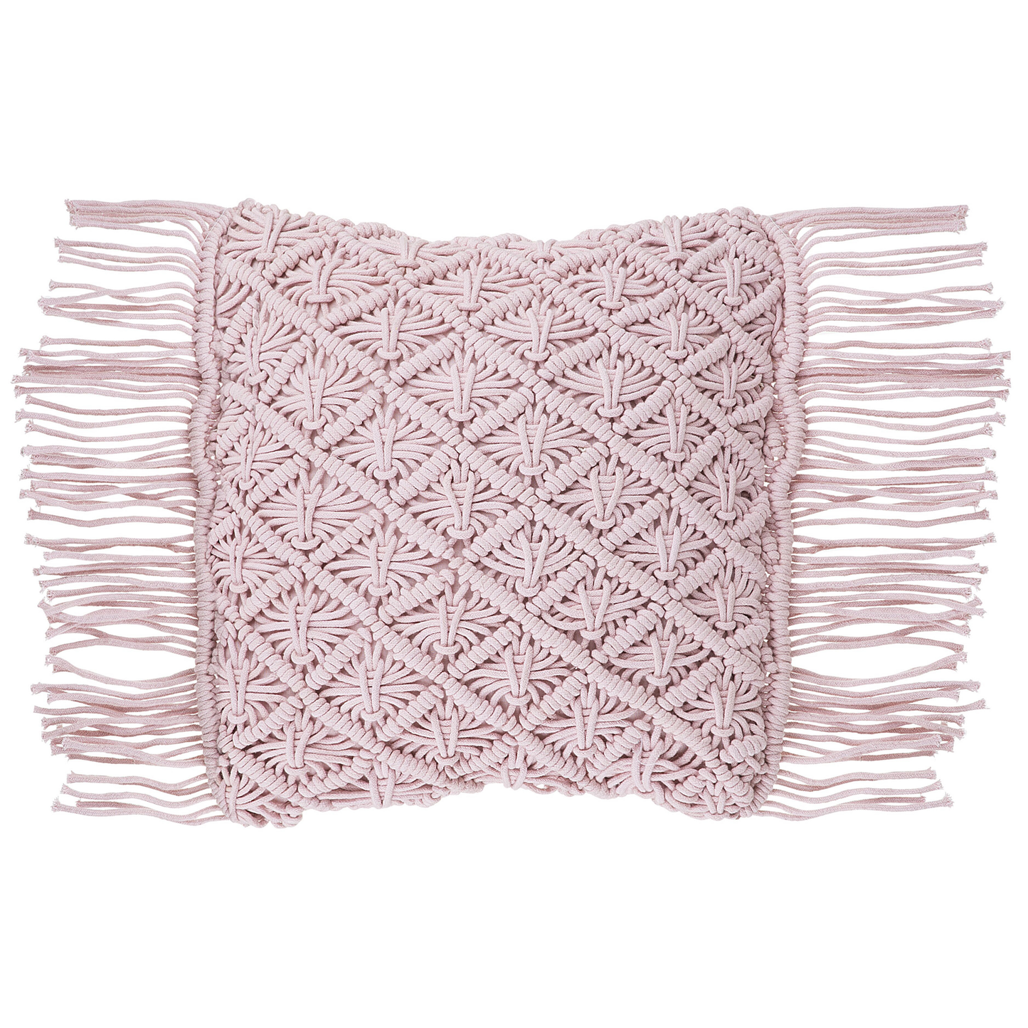 Dekokissen 2er Set YANIKLAR Baumwolle 40 x 40 cm Rosa Geometrisches Muster
