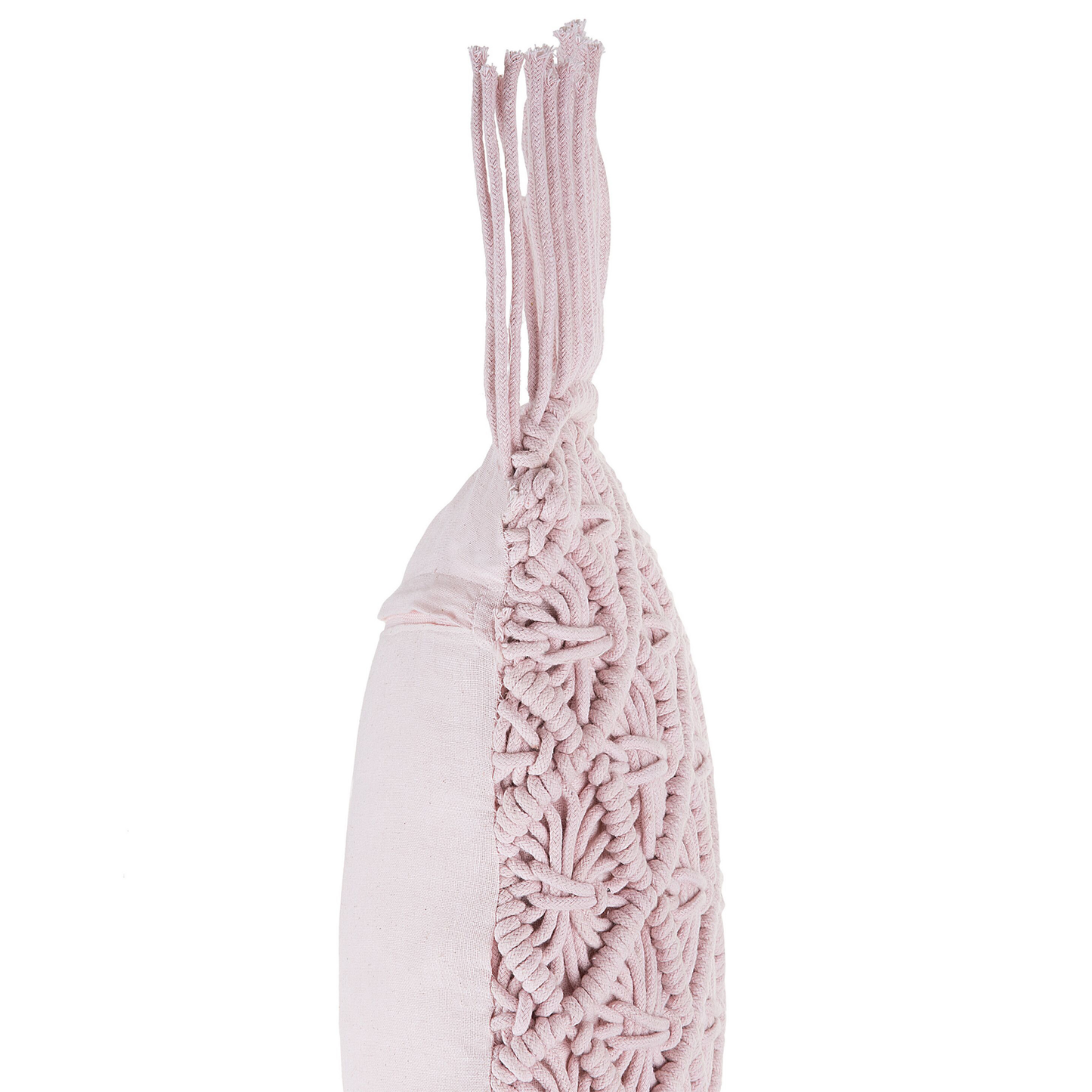 Dekokissen 2er Set YANIKLAR Baumwolle 40 x 40 cm Rosa Geometrisches Muster