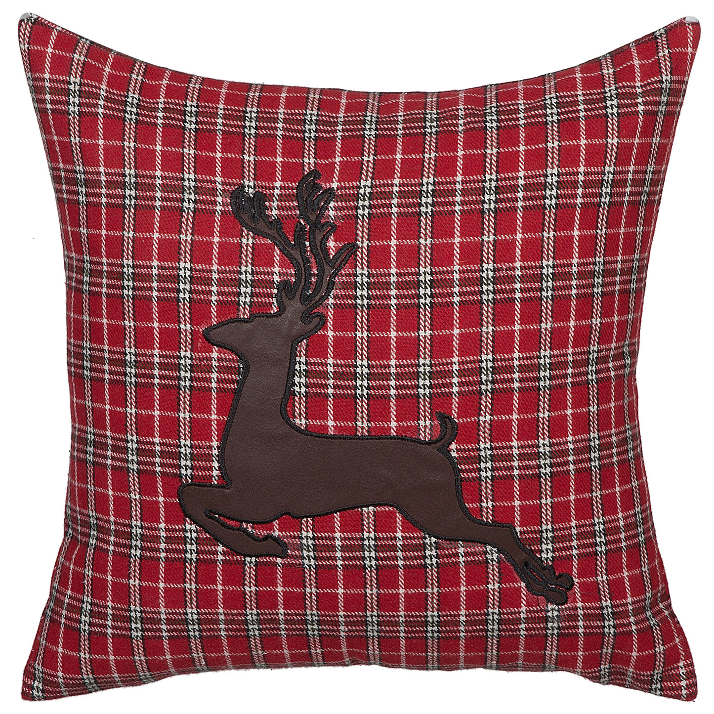 Dekokissen 2er Set COMET 45 x 45 cm Dunkelrot Weihnachtsmotiv