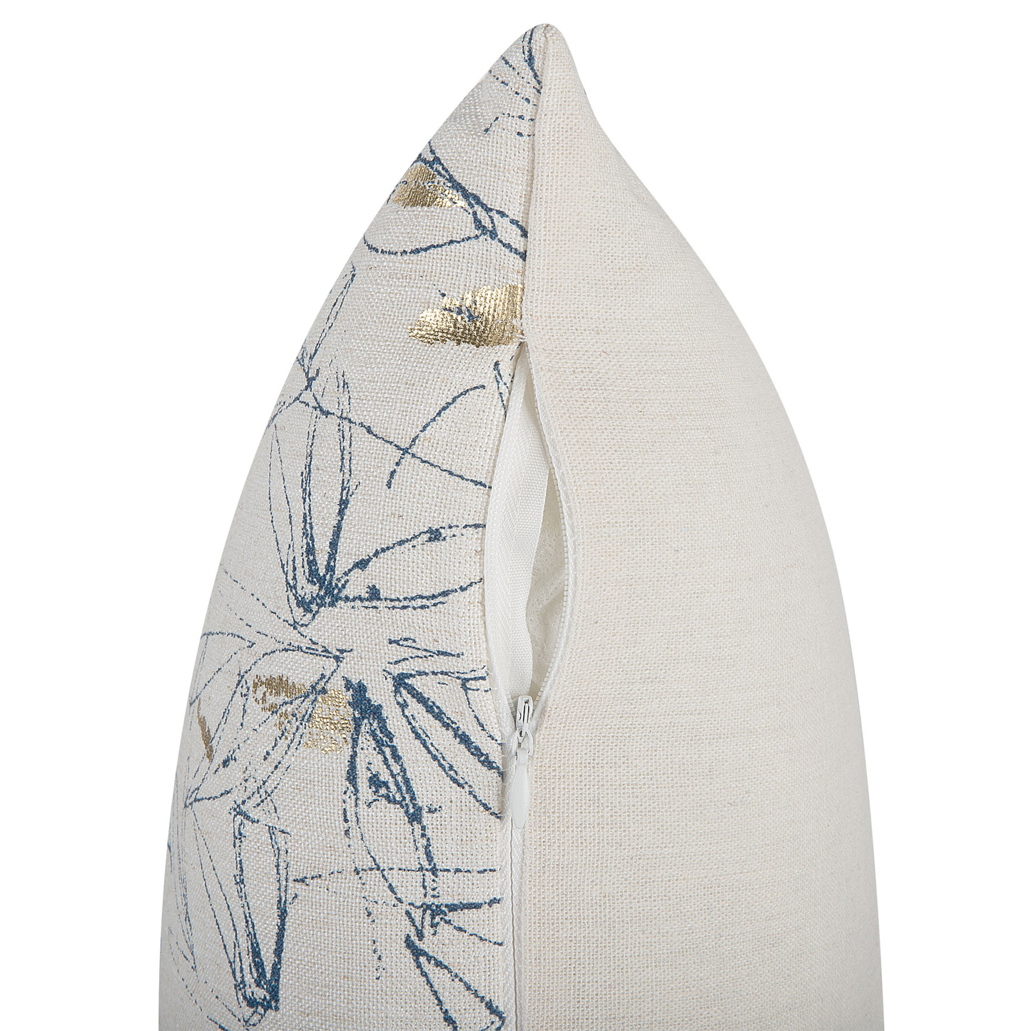 Dekokissen 2er Set ARBOR 45 x 45 cm Beige Blumenmuster
