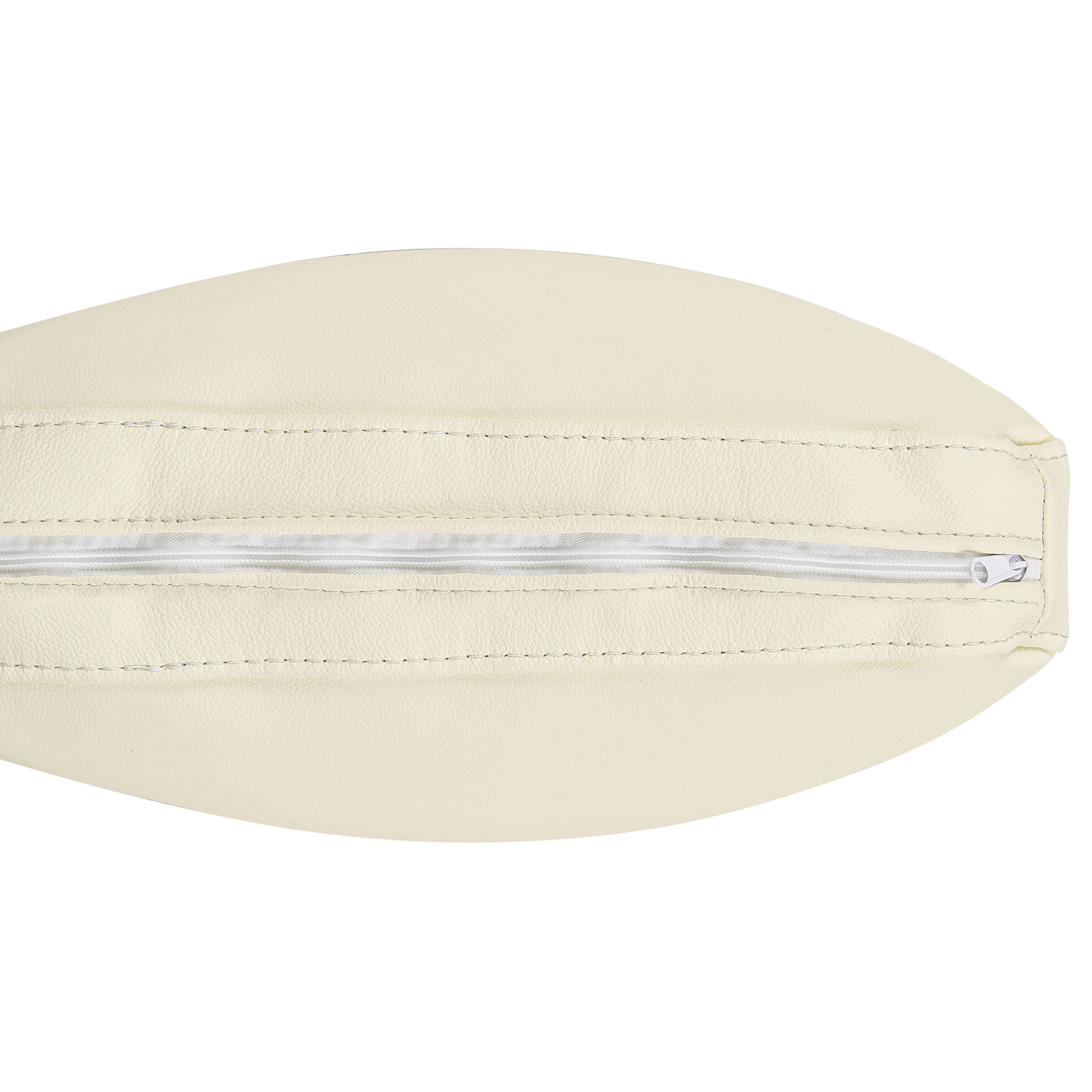 Ecksofa Leder beige linksseitig mit Ottomane OSLO