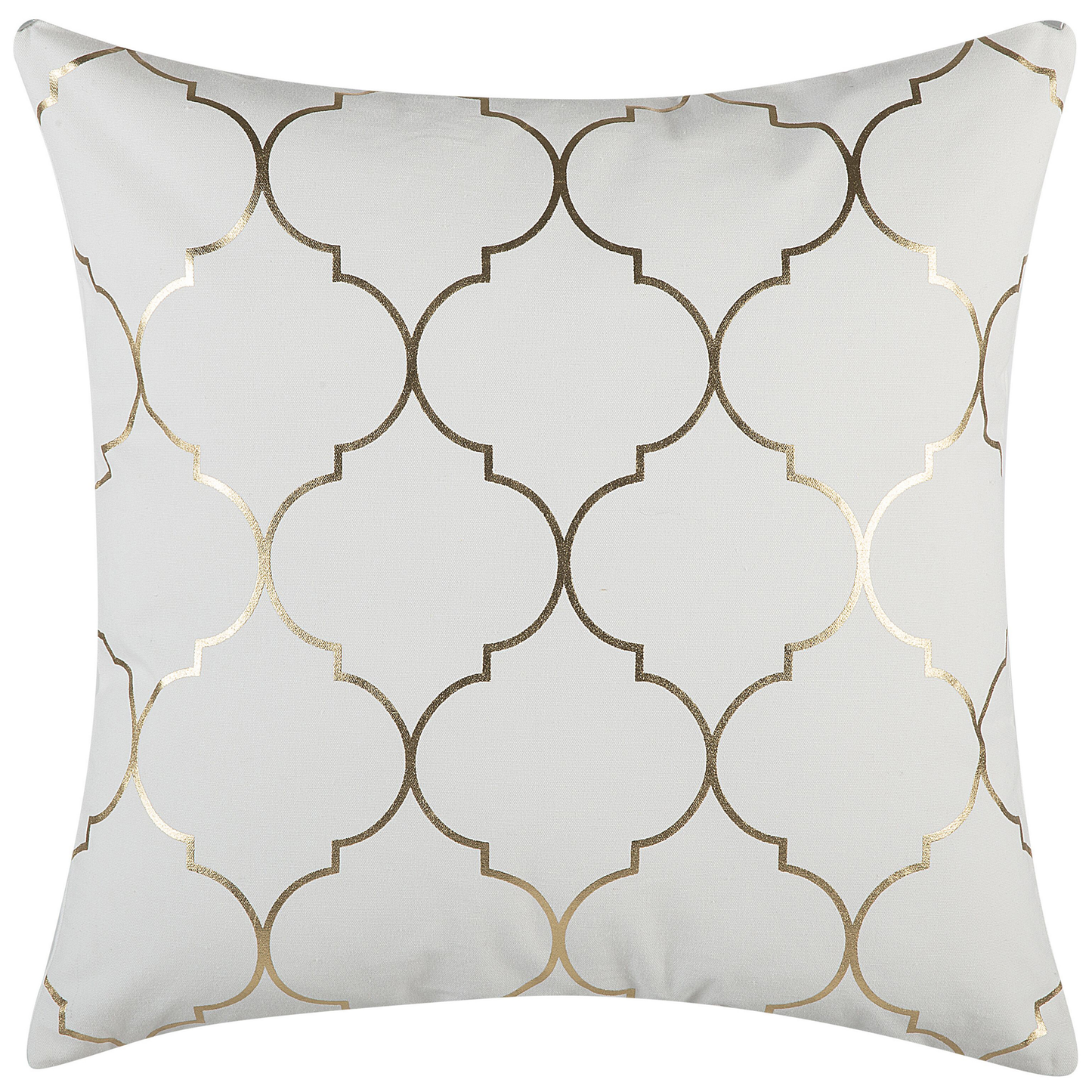 Dekokissen 2er Set ALYSSUM Baumwolle 45 x 45 cm Weiss Marokkanisches Muster