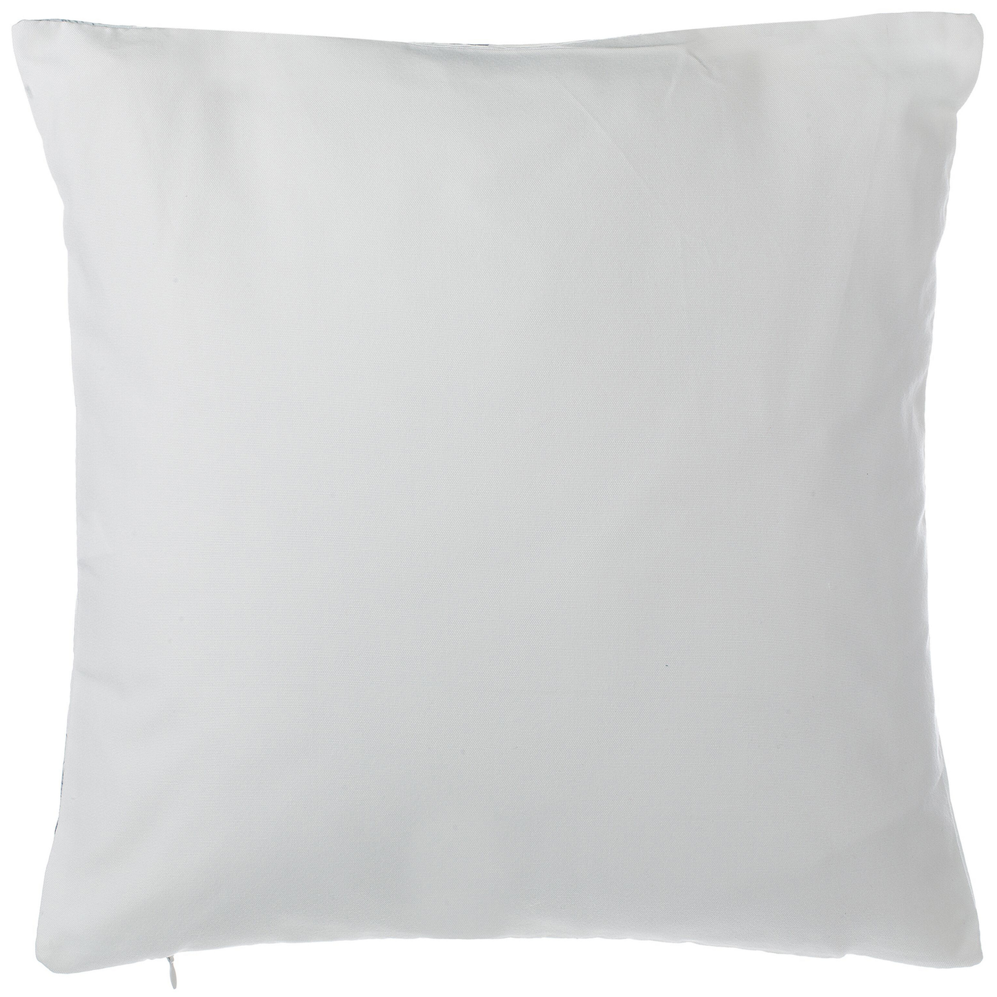 Dekokissen 2er Set CLEOME 45 x 45 cm Weiss Grau Blau Geometrisches Muster