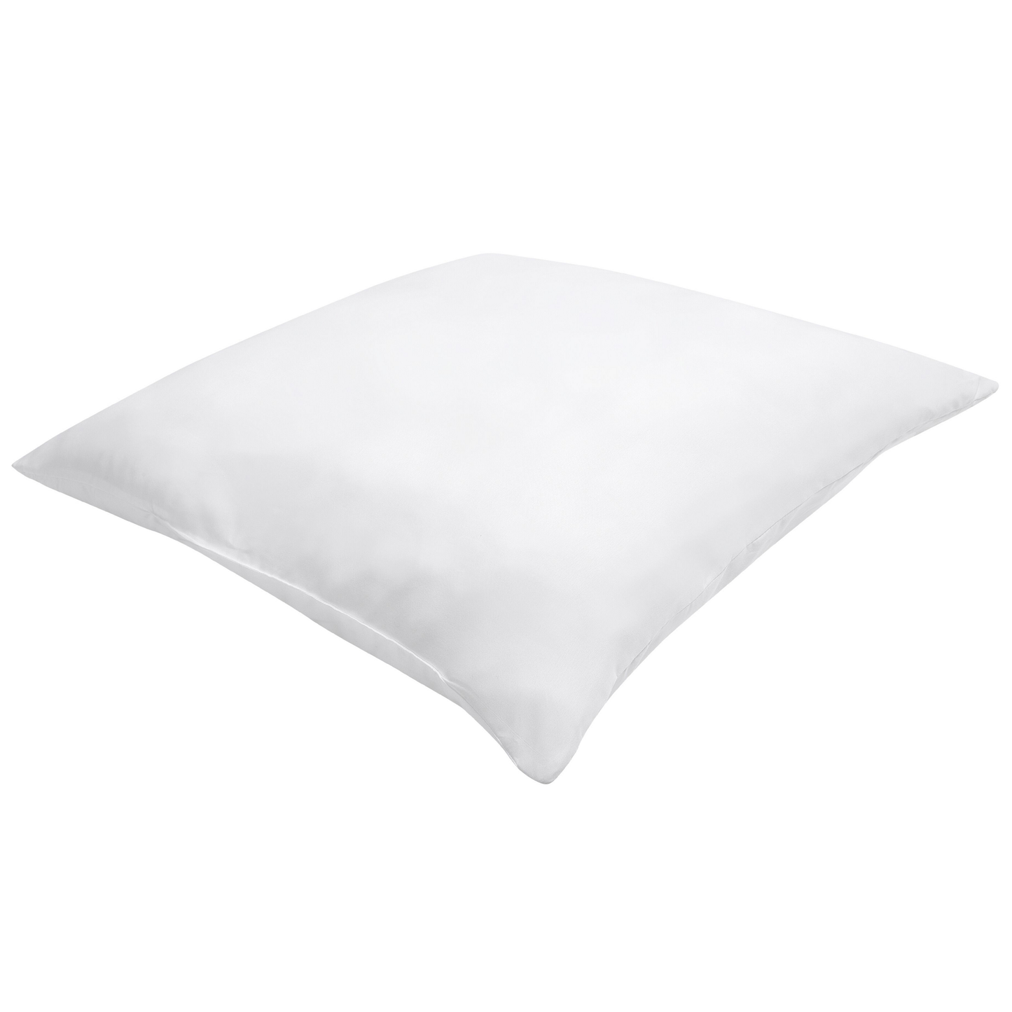 Kissen 2er Set ERRIGAL Niedrig Mikrofaser 80 x 80 cm Weiss
