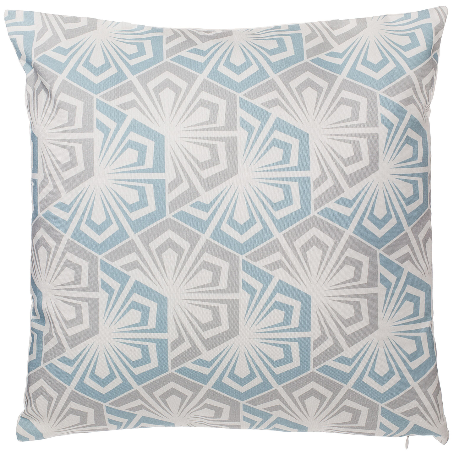 Dekokissen 2er Set PRIMROSE 45 x 45 cm Hellblau Ikates Muster
