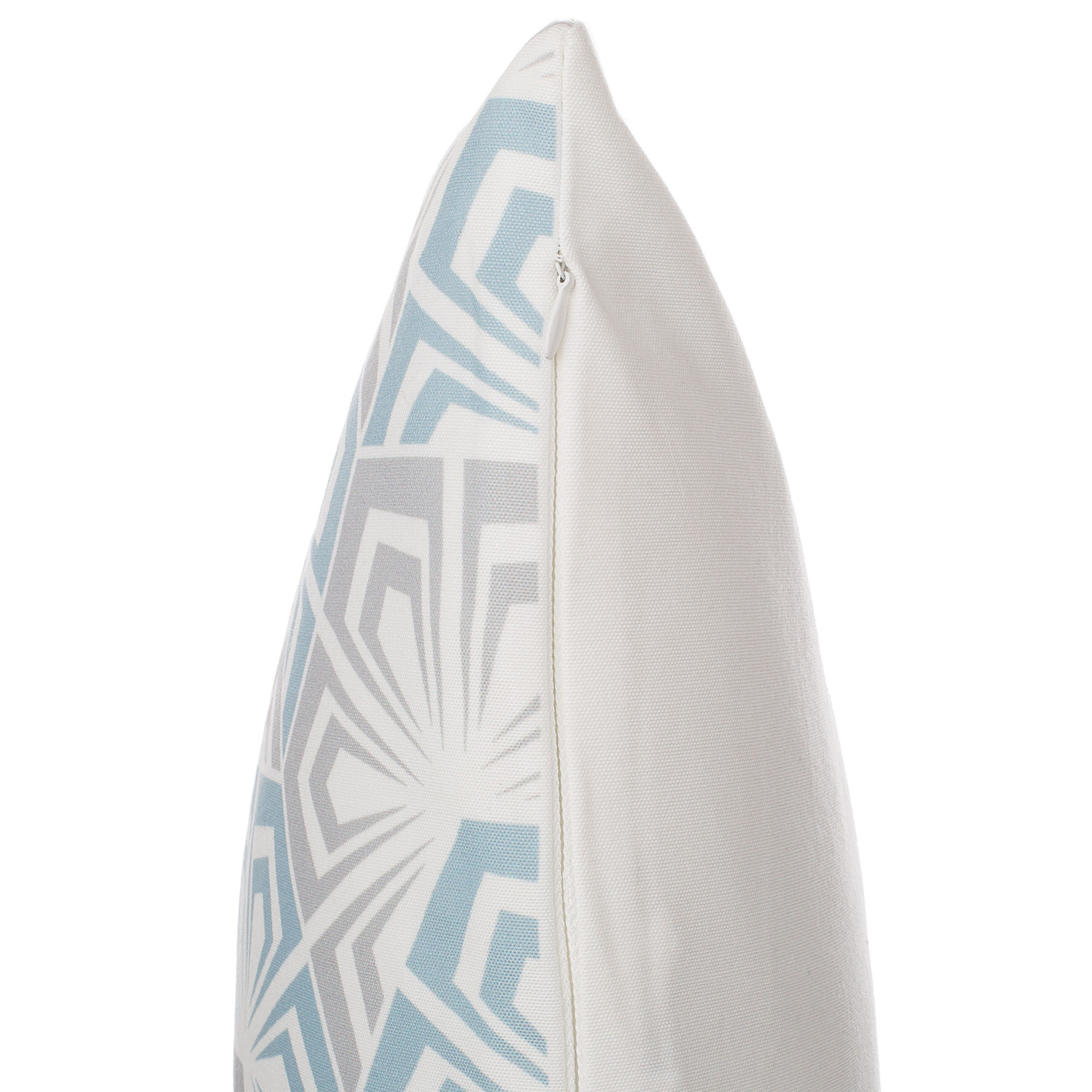 Dekokissen 2er Set PRIMROSE 45 x 45 cm Hellblau Ikates Muster