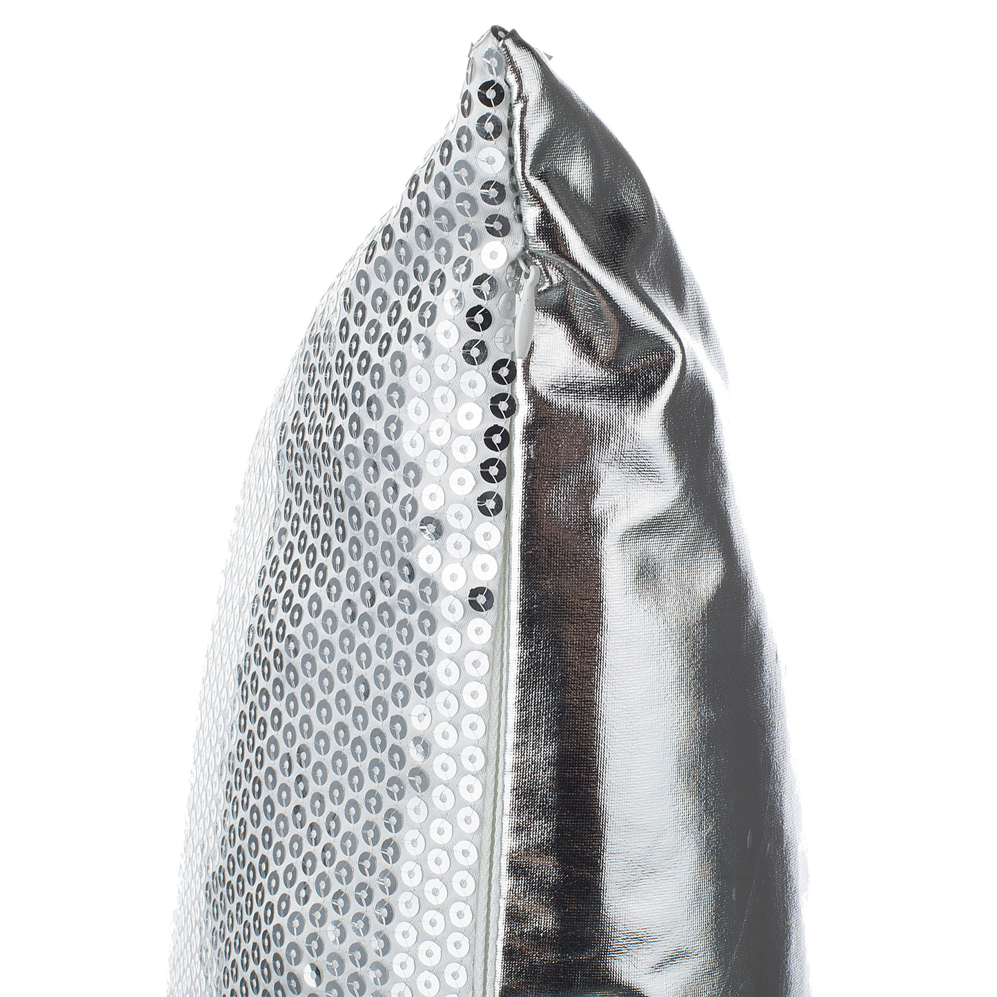 Kissen 2er Set Silber ASTER 45 x 45 cm