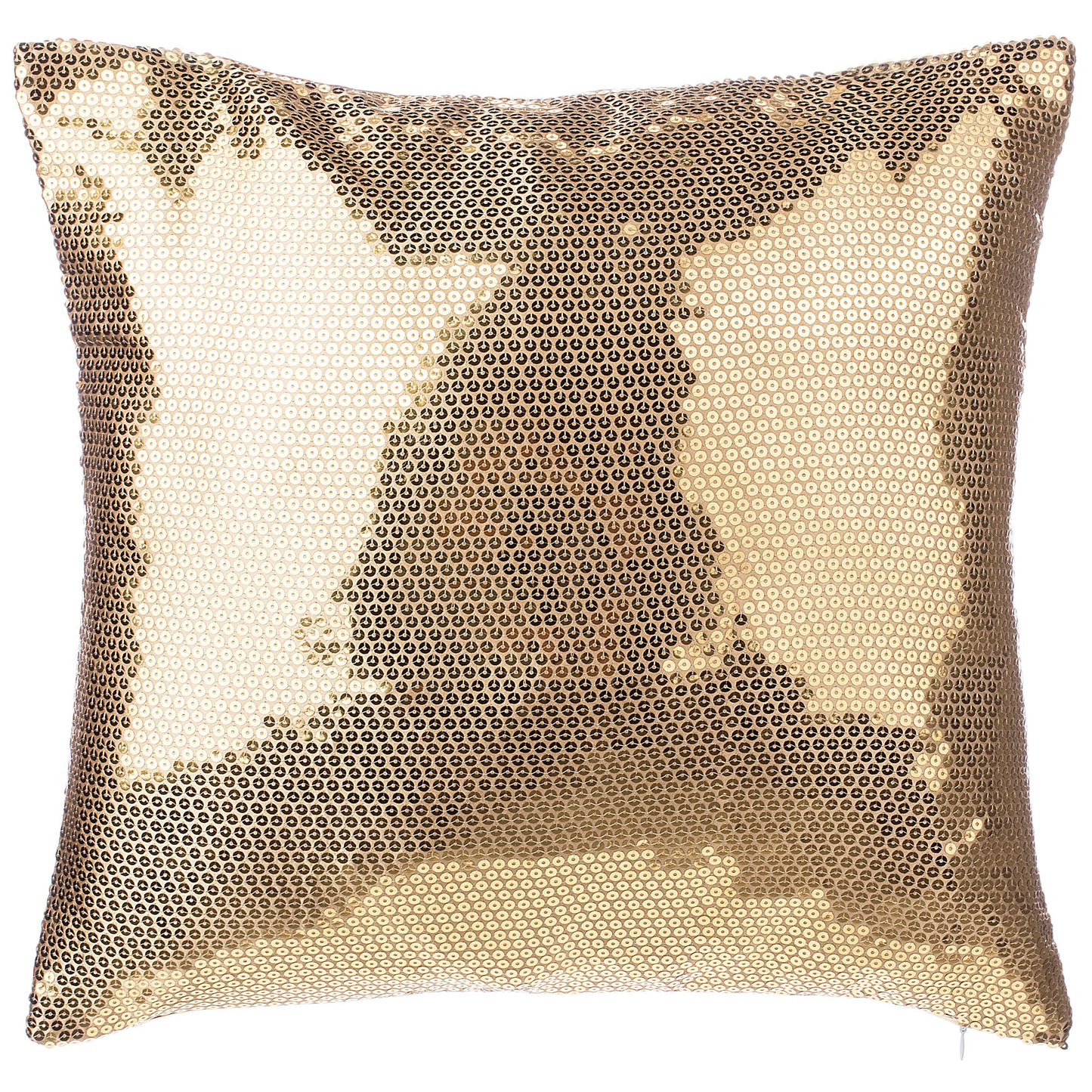 Dekokissen 2er Set ASTER 45 x 45 cm Gold Ohne Muster
