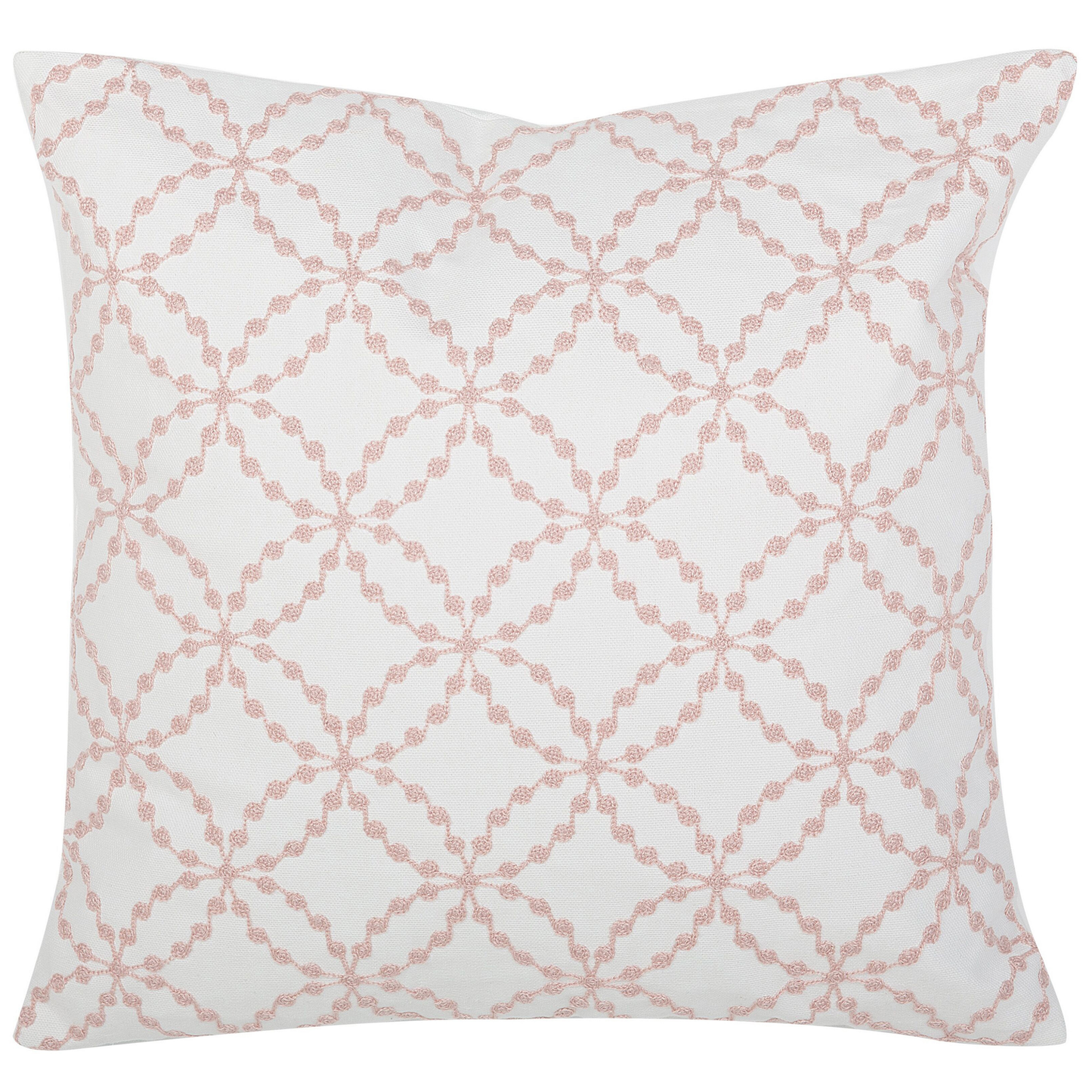 Dekokissen 2er Set VERBENA Baumwolle 45 x 45 cm Rosa Geometrisches Muster