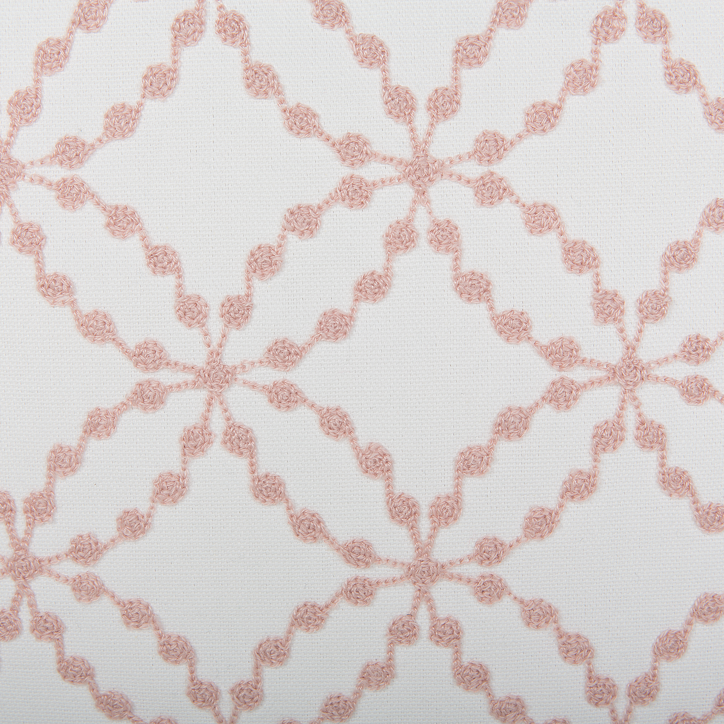 Dekokissen 2er Set VERBENA Baumwolle 45 x 45 cm Rosa Geometrisches Muster