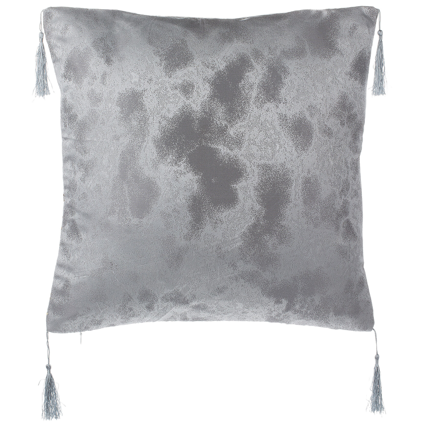 Dekokissen 2er Set CAMELLIA 45 x 45 cm Grau Geometrisches Muster