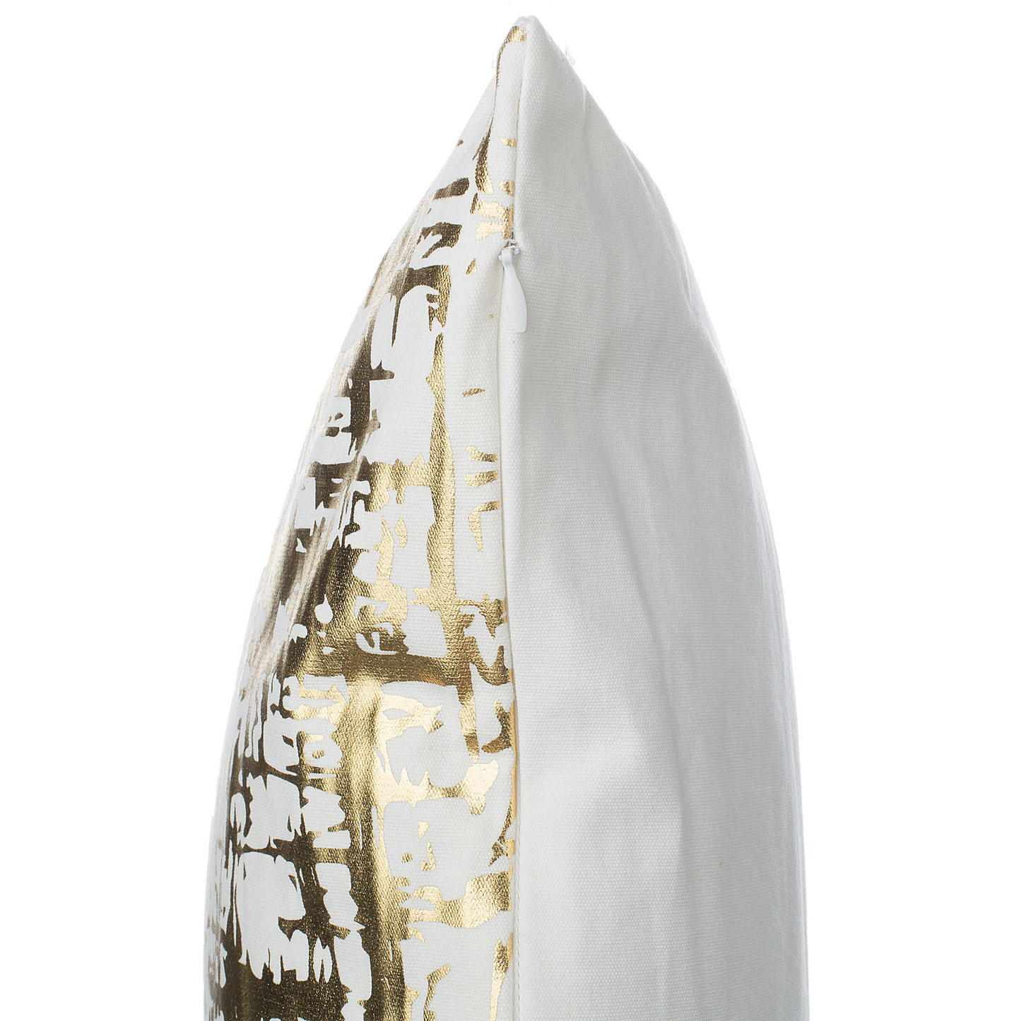 Dekokissen 2er Set GARDENIA Baumwolle 45 x 45 cm Gold Abstraktes Muster