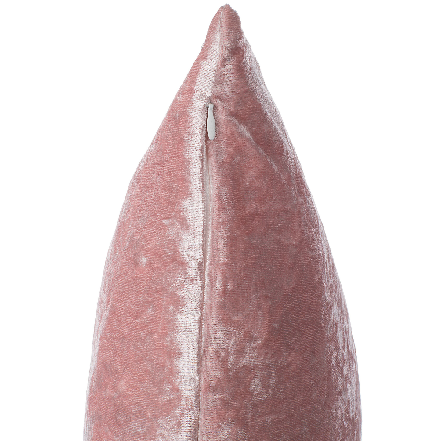 Dekokissen 2er Set HOSTA Samtstoff 45 x 45 cm Rosa Ohne Muster
