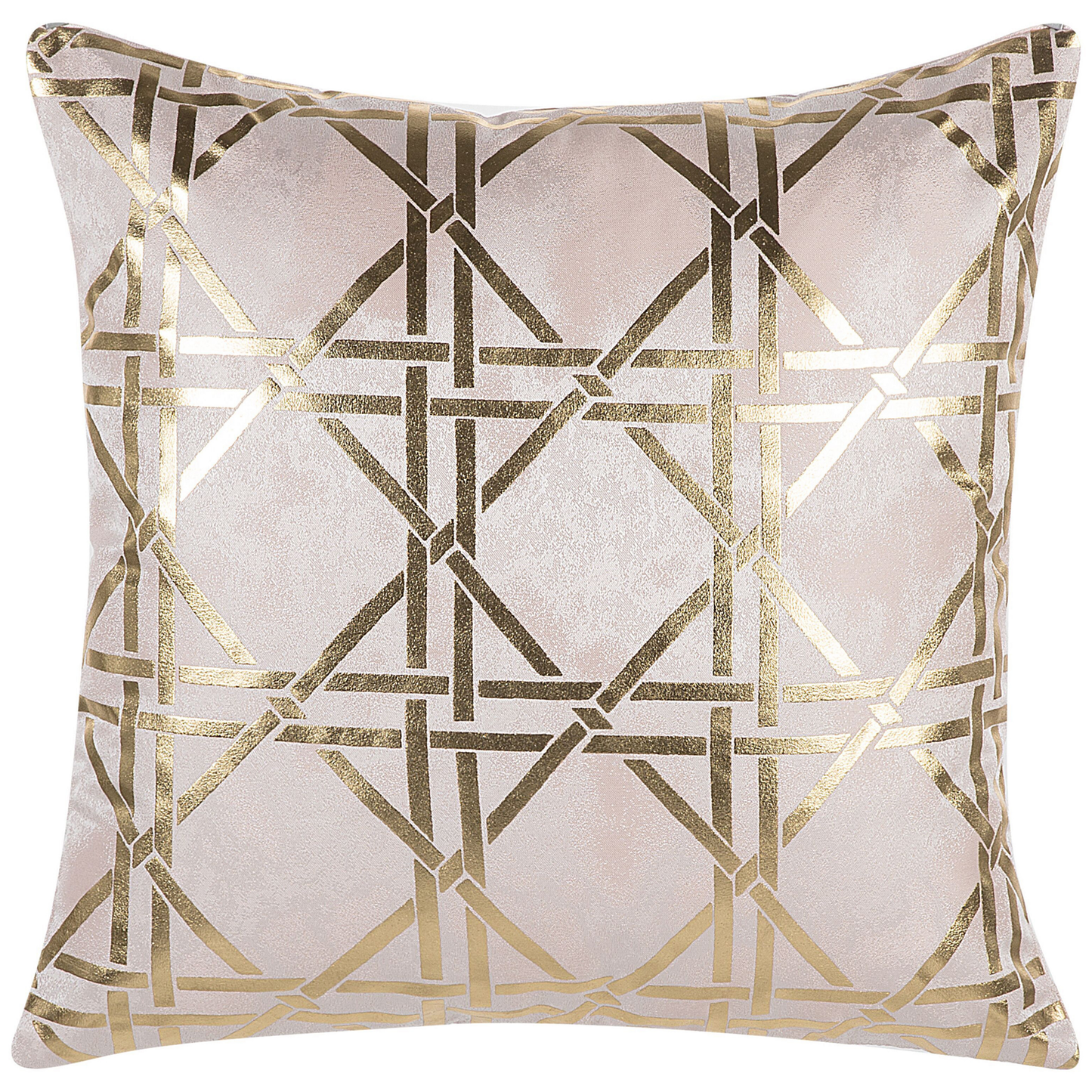 Dekokissen 2er Set CASSIA 45 x 45 cm Rosa Geometrisches Muster