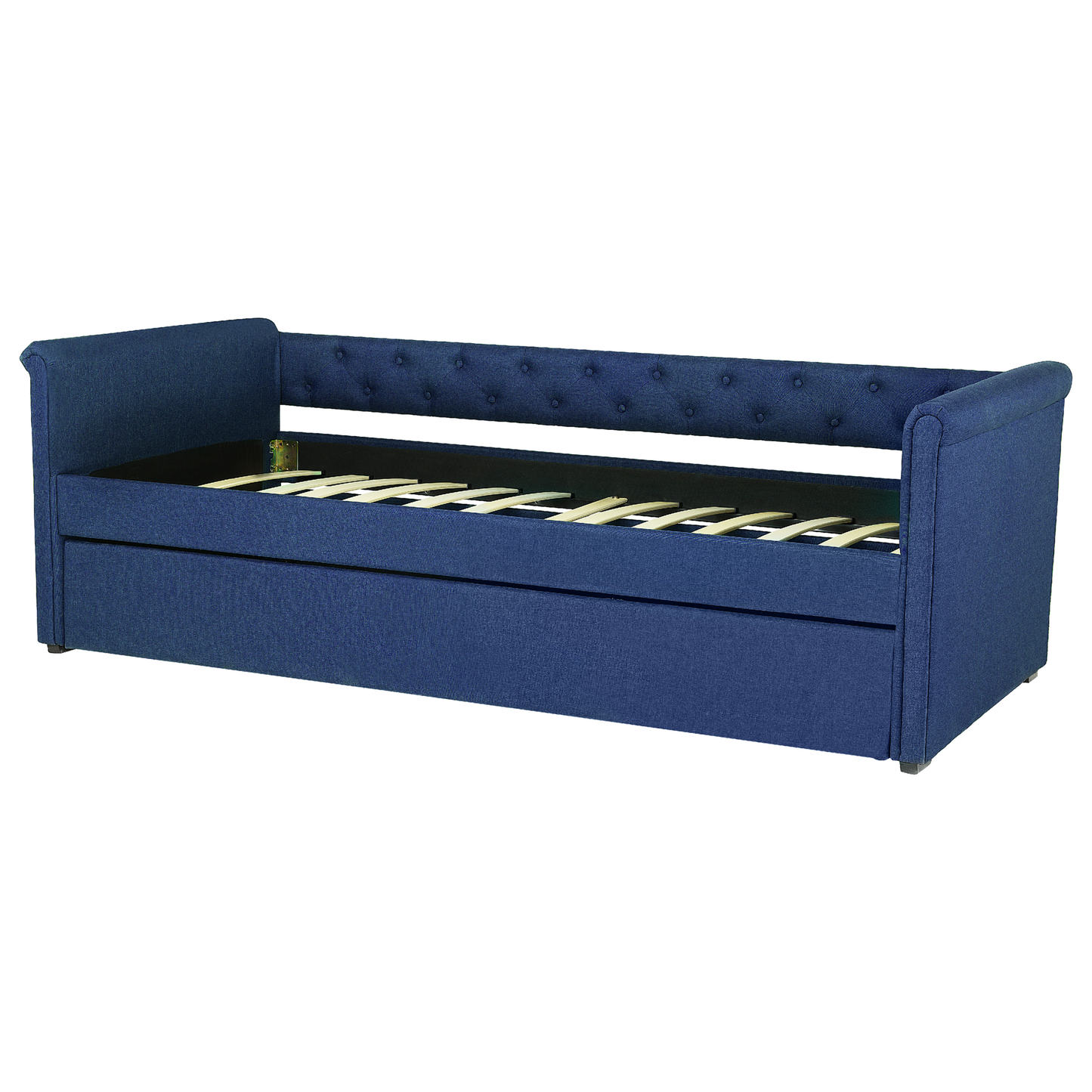 Ausziehbett Stoff LIBOURNE 80 x 200 cm Marineblau