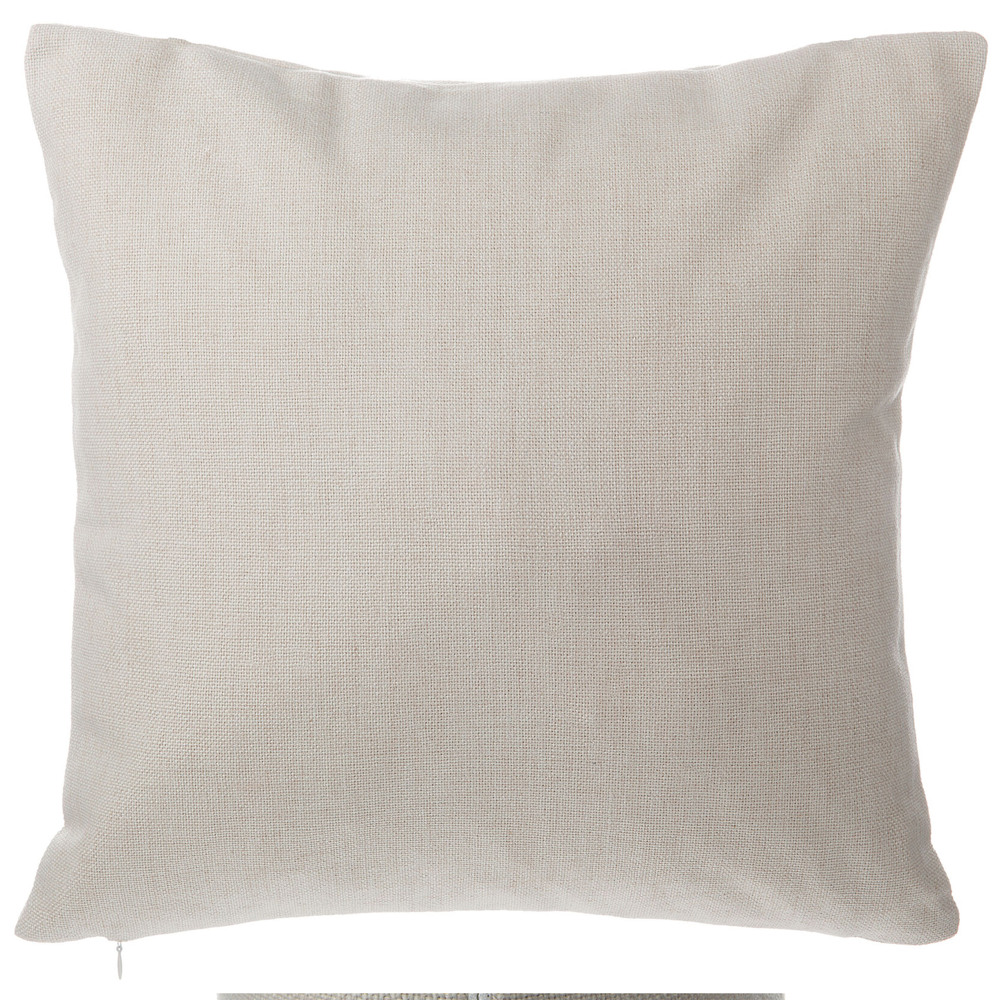 Dekokissen 2er Set GAURA 45 x 45 cm Hellbeige Ohne Muster