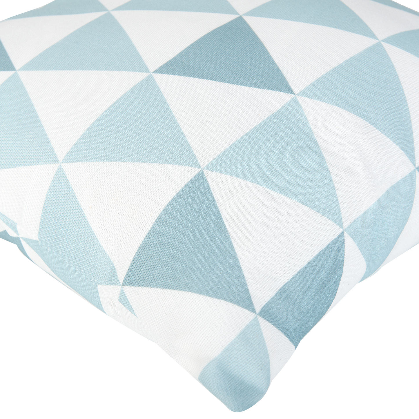 Gartenkissen 2er Set TRIFOS Geometrisches Muster 40 x 40 cm Blau