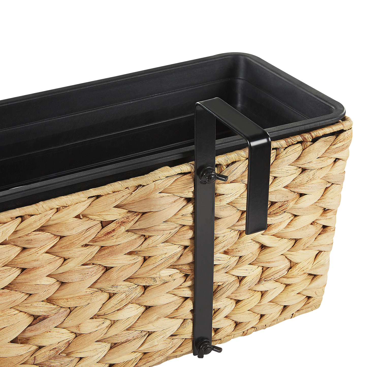 Blumenkübel KAWALA Rattan 80 cm Sandbeige