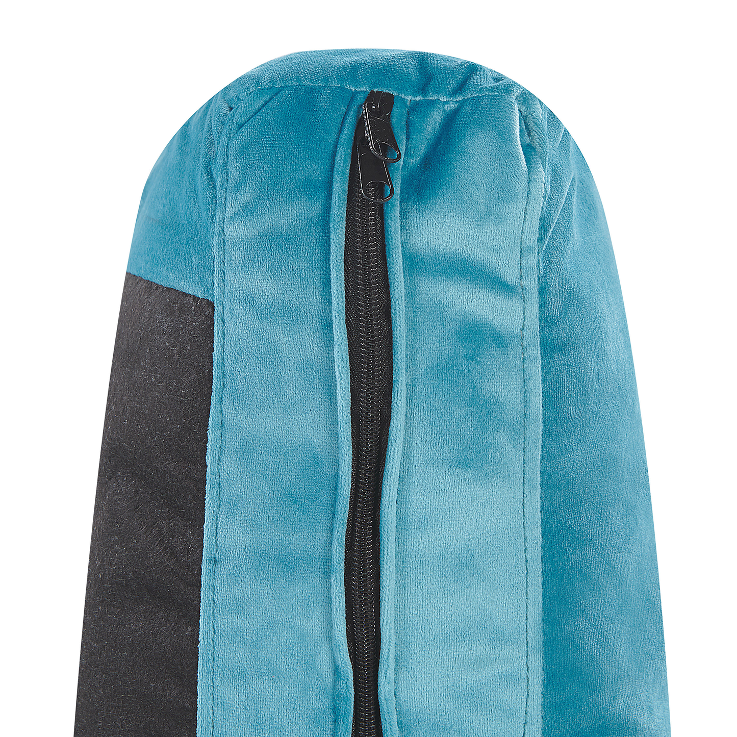 3-Sitzer Sofa Samtstoff hellblau VADSTENA