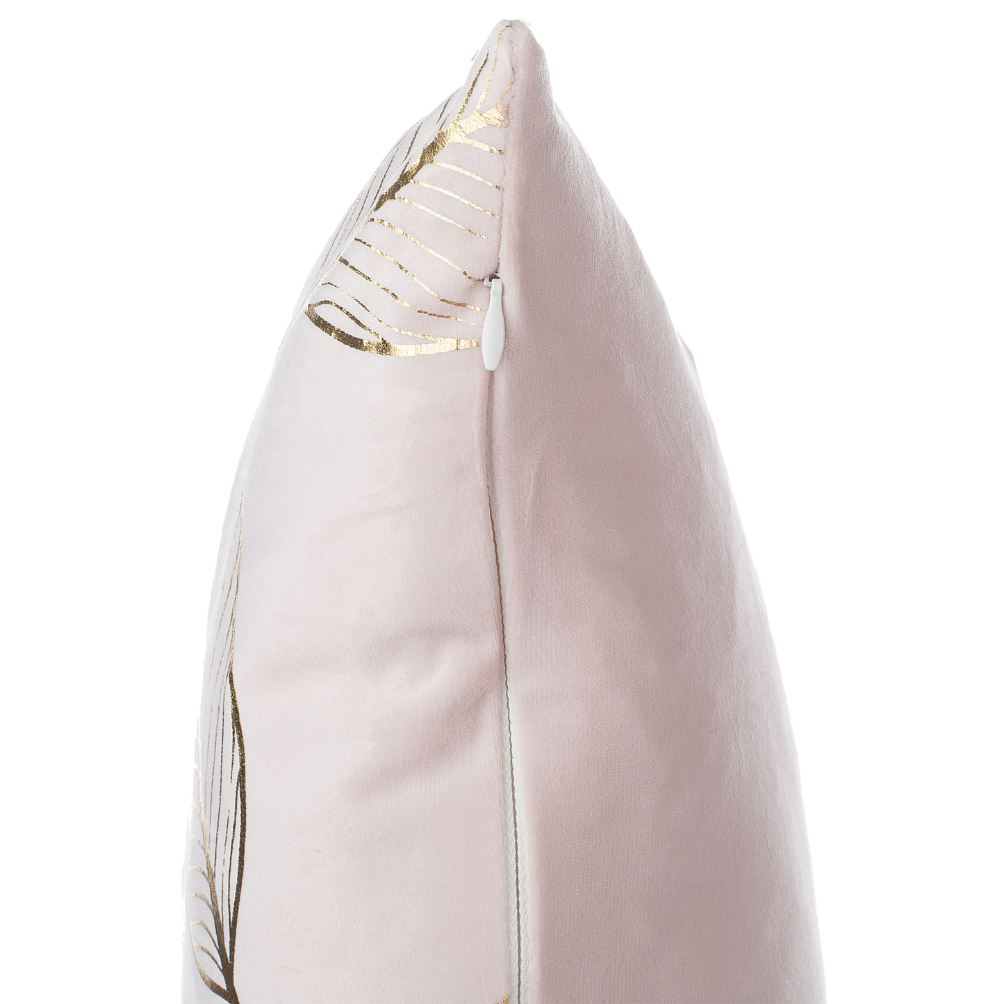 Dekokissen 2er Set FREESIA Samtstoff 45 x 45 cm Rosa Pflanzenmuster