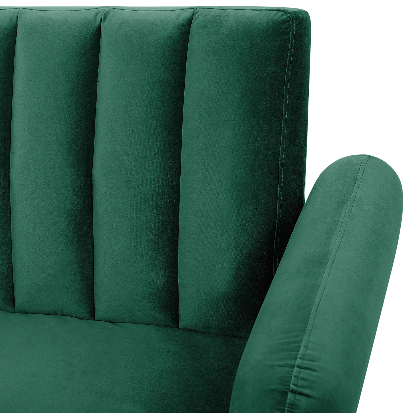 3-Sitzer Schlafsofa Samtstoff smaragdgrün VIMMERBY