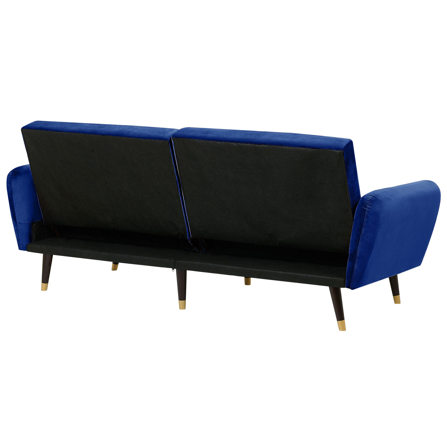 Schlafsofa Samtstoff Marineblau VIMMERBY