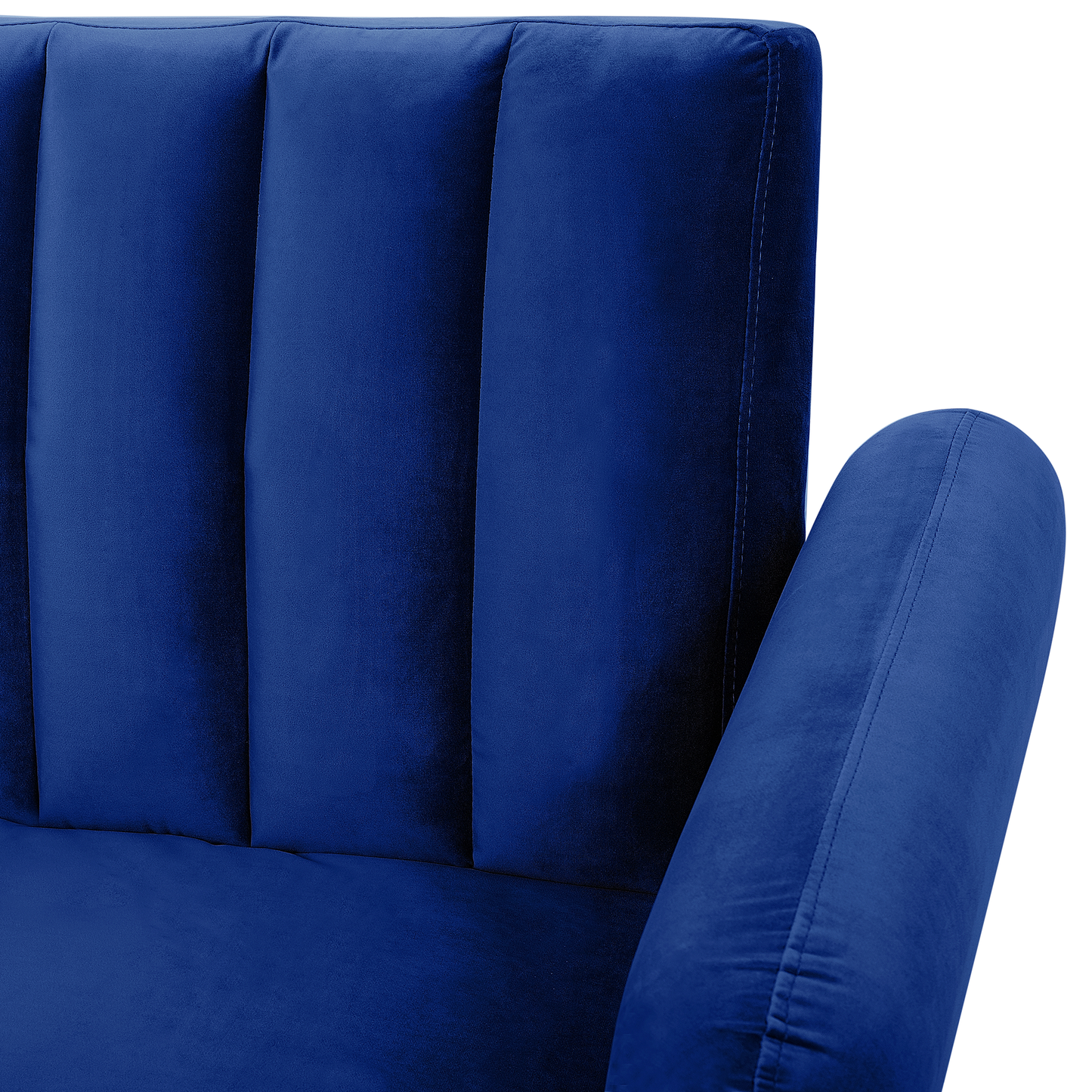 Schlafsofa Samtstoff Marineblau VIMMERBY