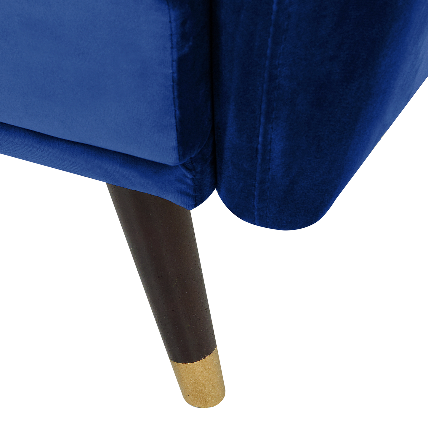 Schlafsofa Samtstoff Marineblau VIMMERBY