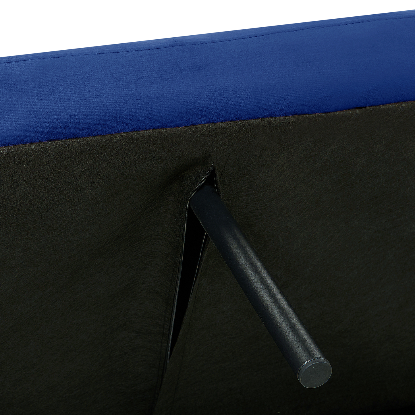 Schlafsofa Samtstoff Marineblau VIMMERBY
