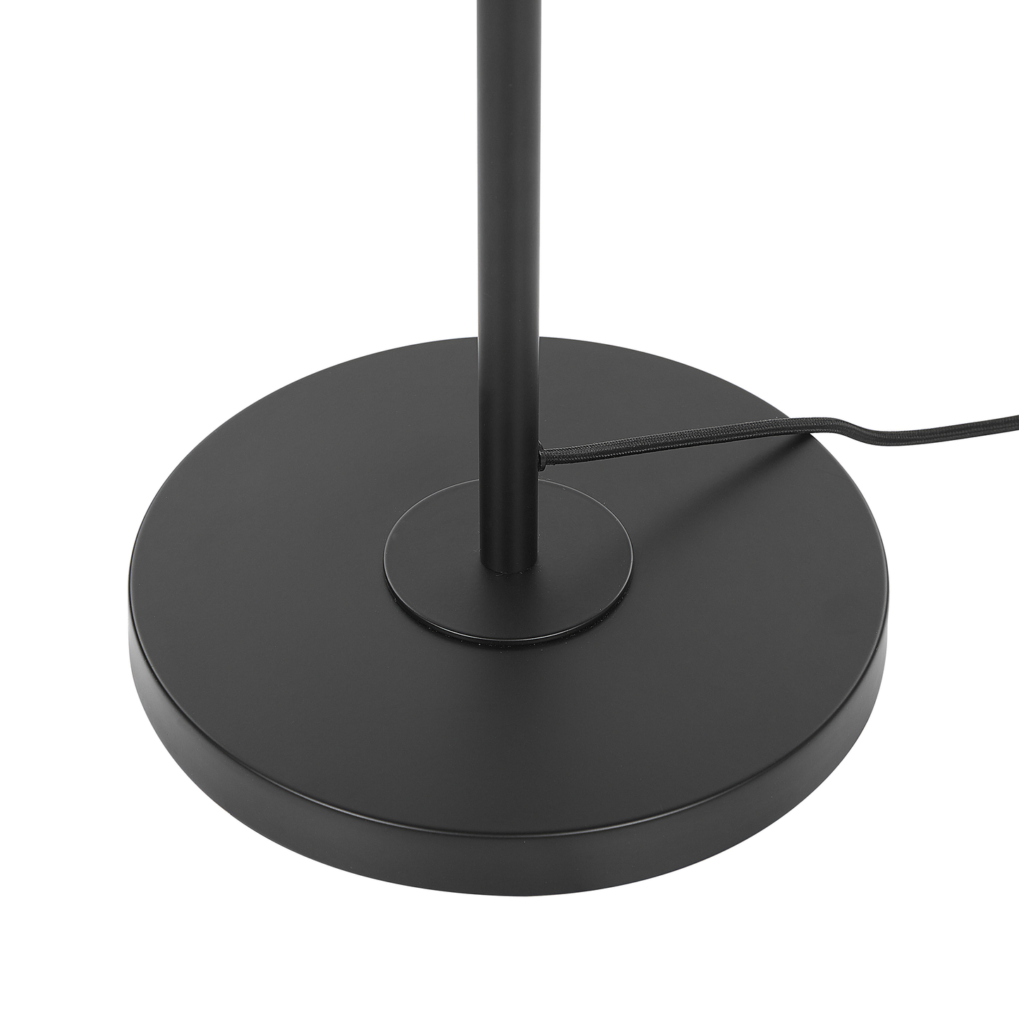 Stehlampe TYRIA verstellbar Metall Schwarz